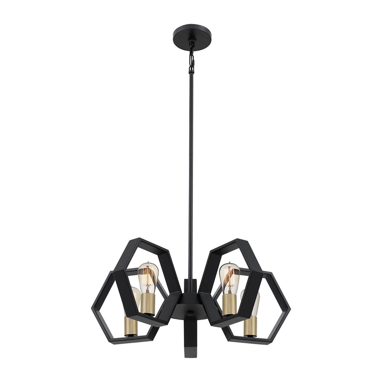 Lampe à suspendre Table de salle à manger métal 63,6 cm de large H : max. 115,4 cm