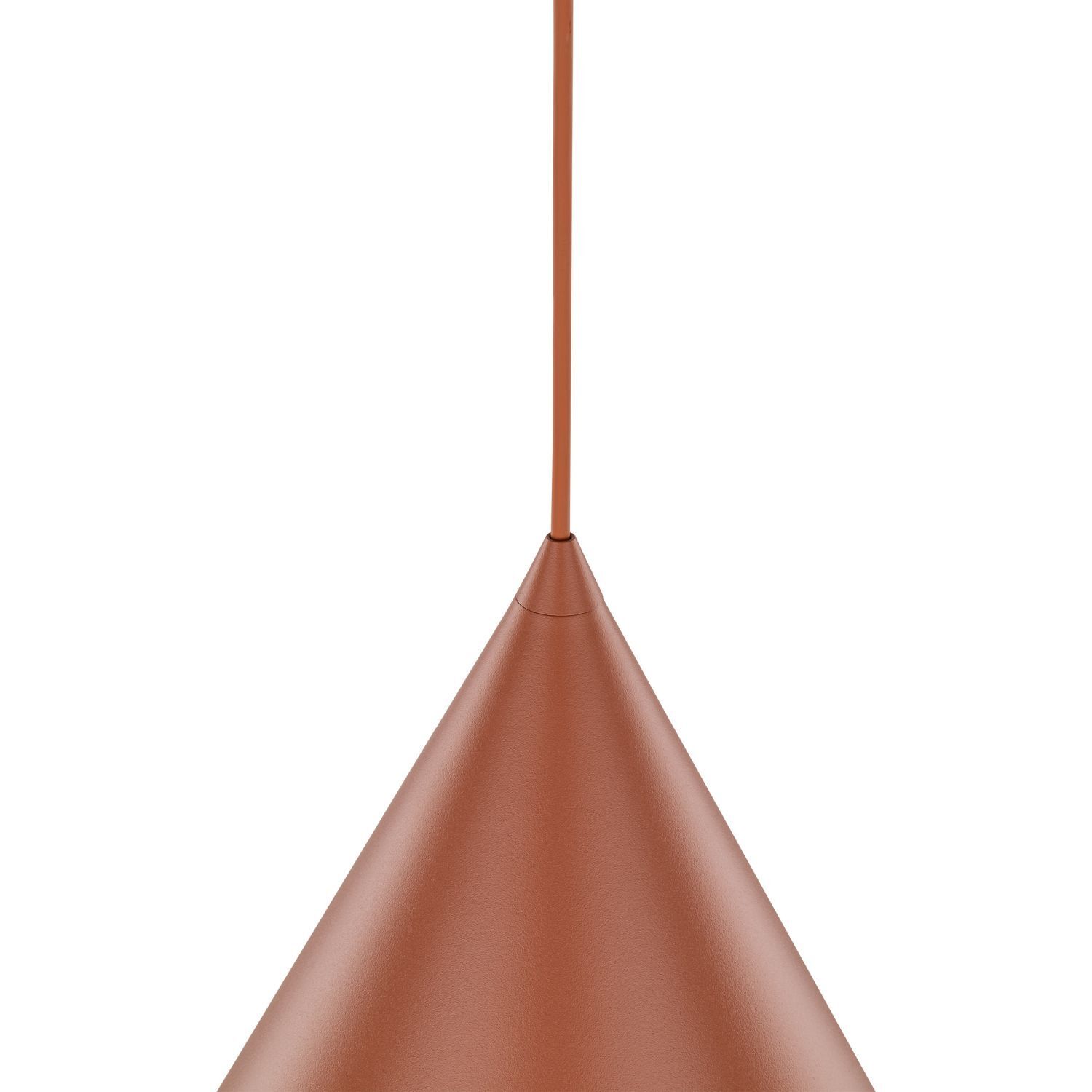 Lampe à suspendre métal rouge Ø 25 cm H : max. 160 cm E27 Retro
