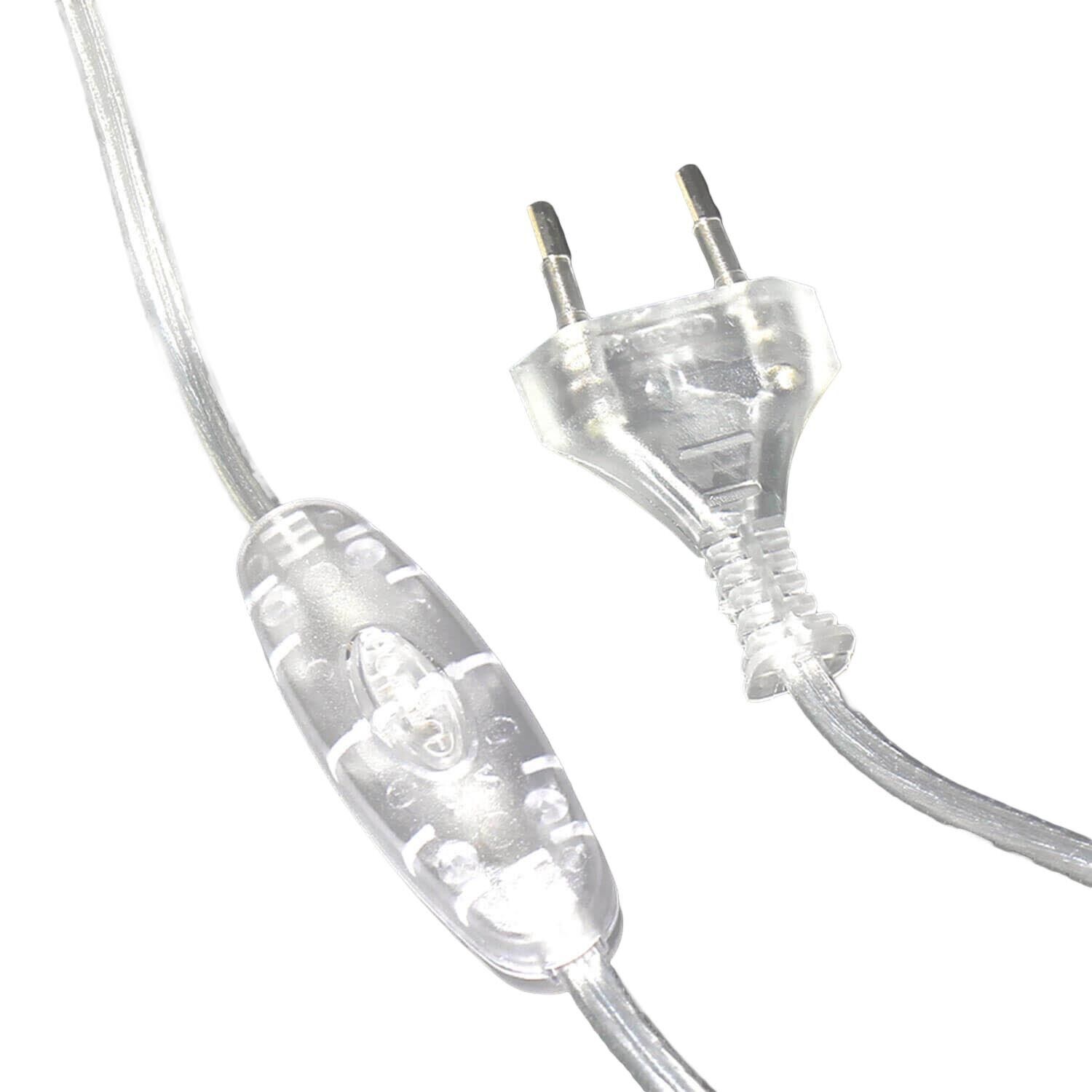 pendelleuchte-haengelampe-mit-stecker-kabel-schalter-draht-gestell-metall-grau-8 LED, Lichtkabel, Schaltstecker, Transparente LED, Glühkabel