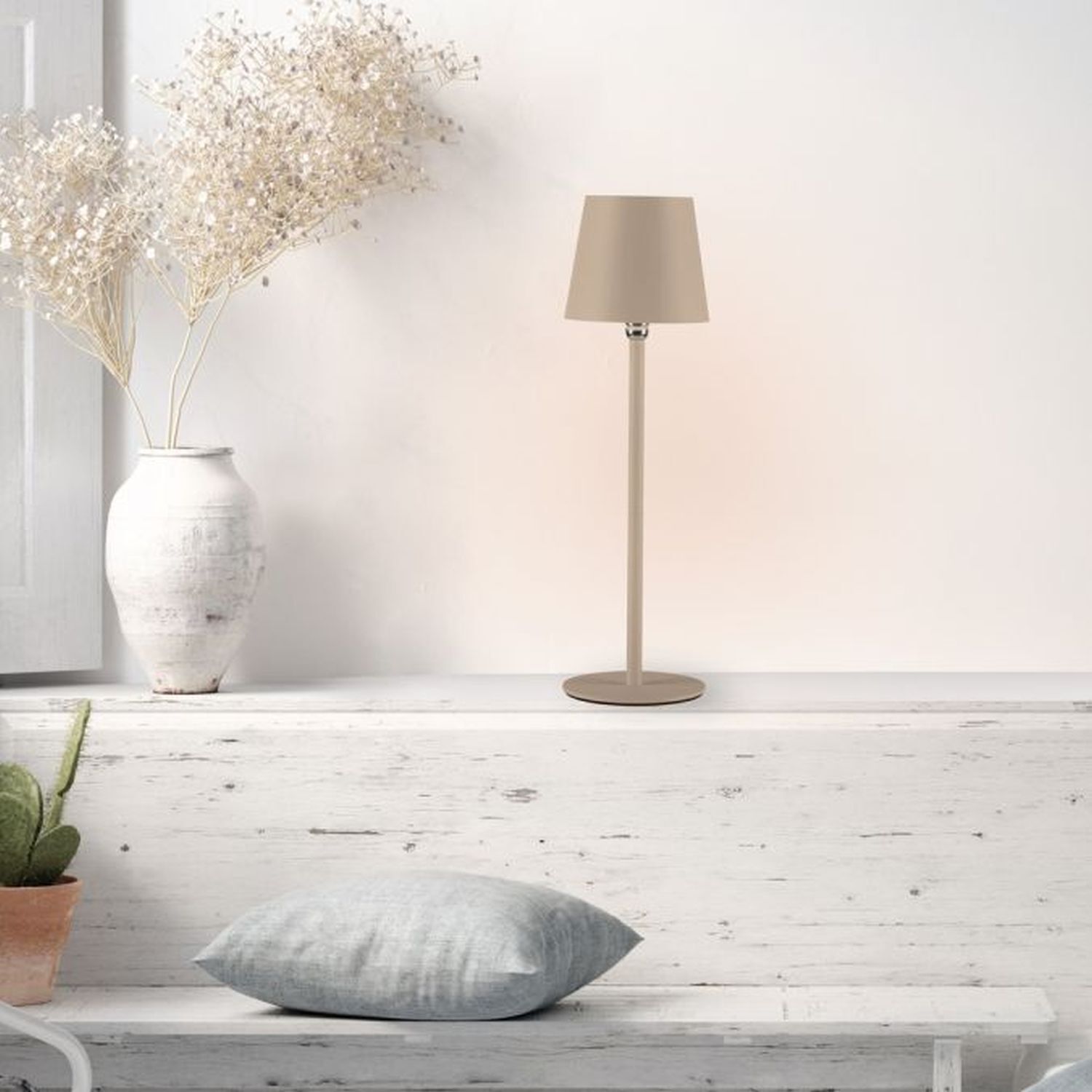 Lampe de table LED rechargeable Sable dimmable Touch 37 cm 2 W