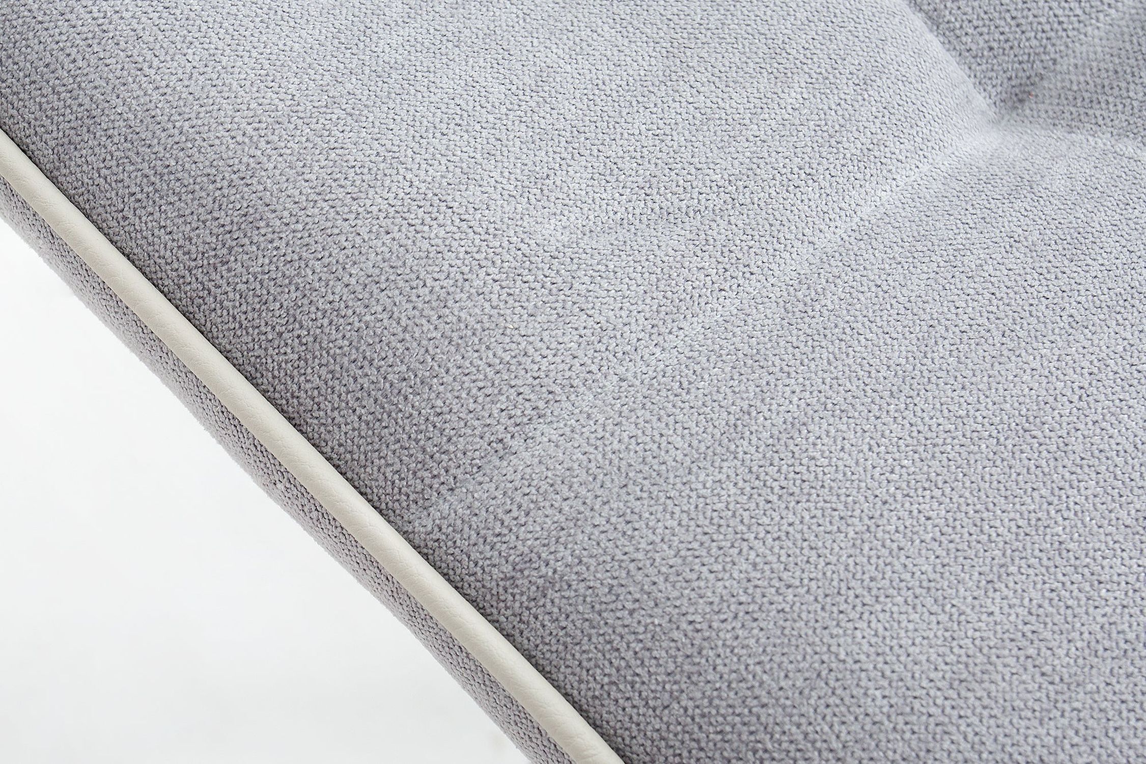 Chaise à bascule Tissu Métal gris noir sans accoudoirs Dekoration für Zuhause, Teppich, Textur