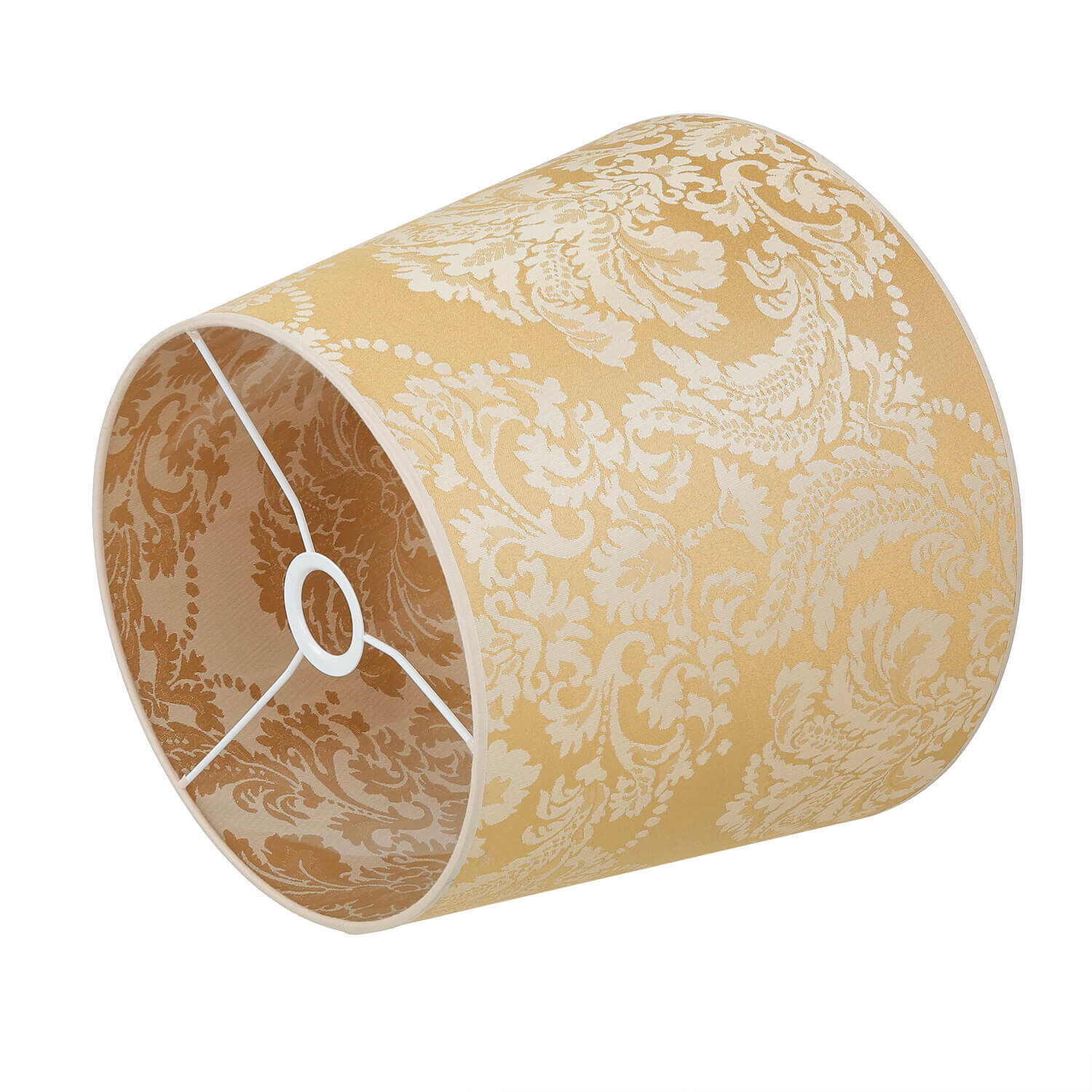 Abat-jour tissu or motif E27 Lampe à suspendre Manschette