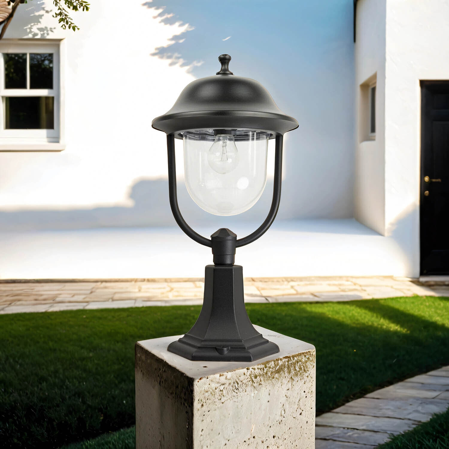 Luminaire de socle extérieur 55cm Rustique IP43 E27 BERLAAR