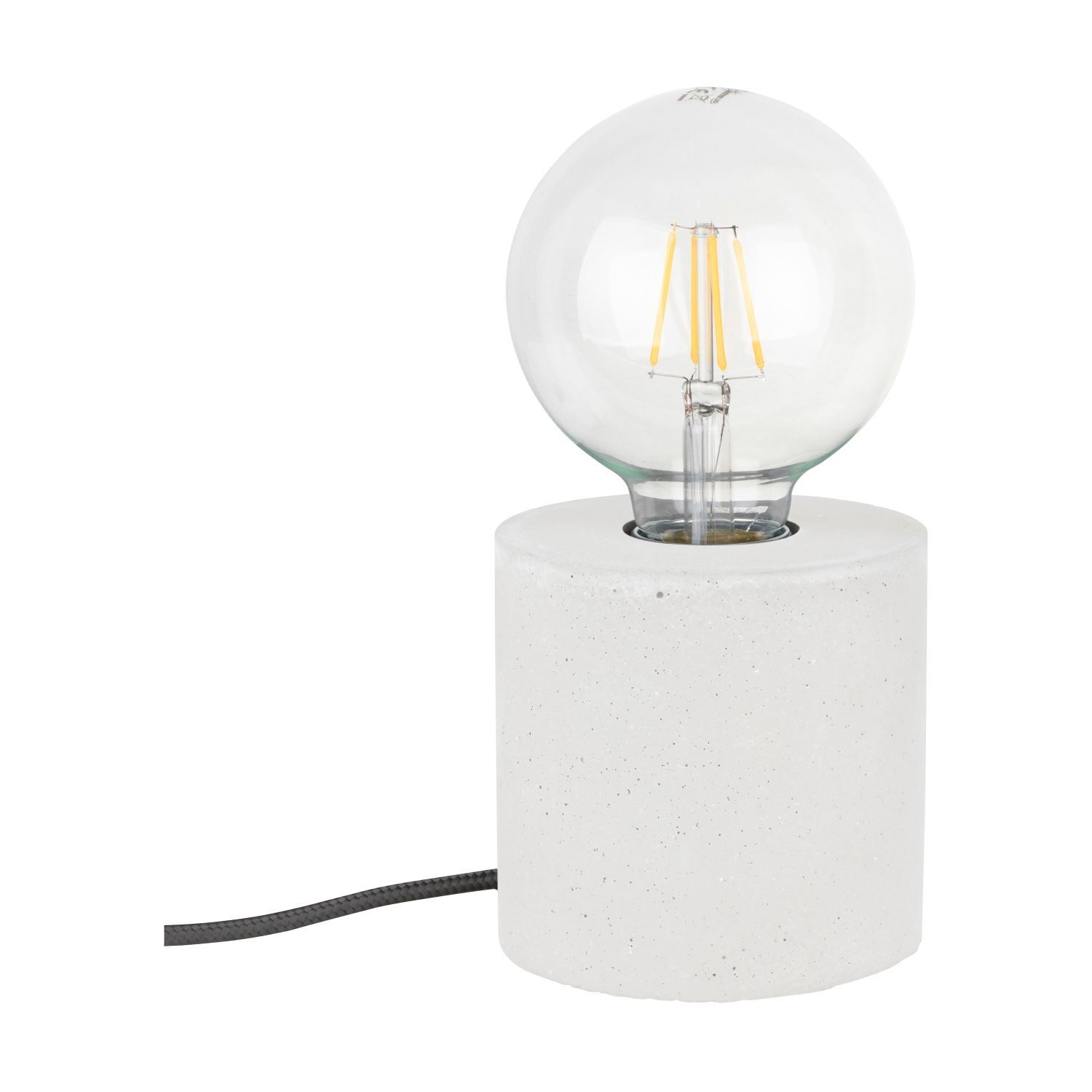 Petite lampe de table avec interrupteur Béton Ø10cm Moderne Licht, Lampe, Tischlampe