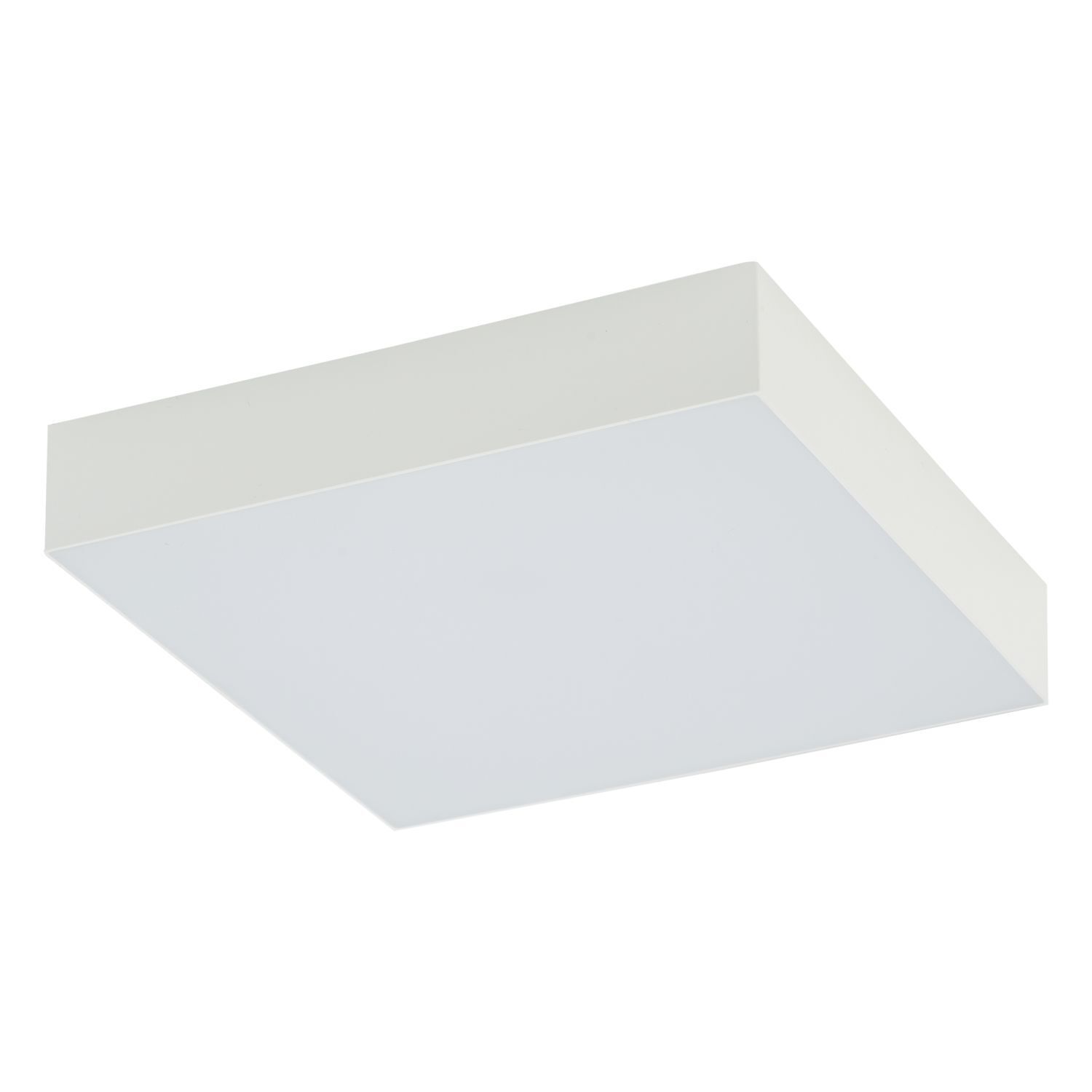 Plafonnier LED 4000 K 3400 lm blanc carré L : 21 cm