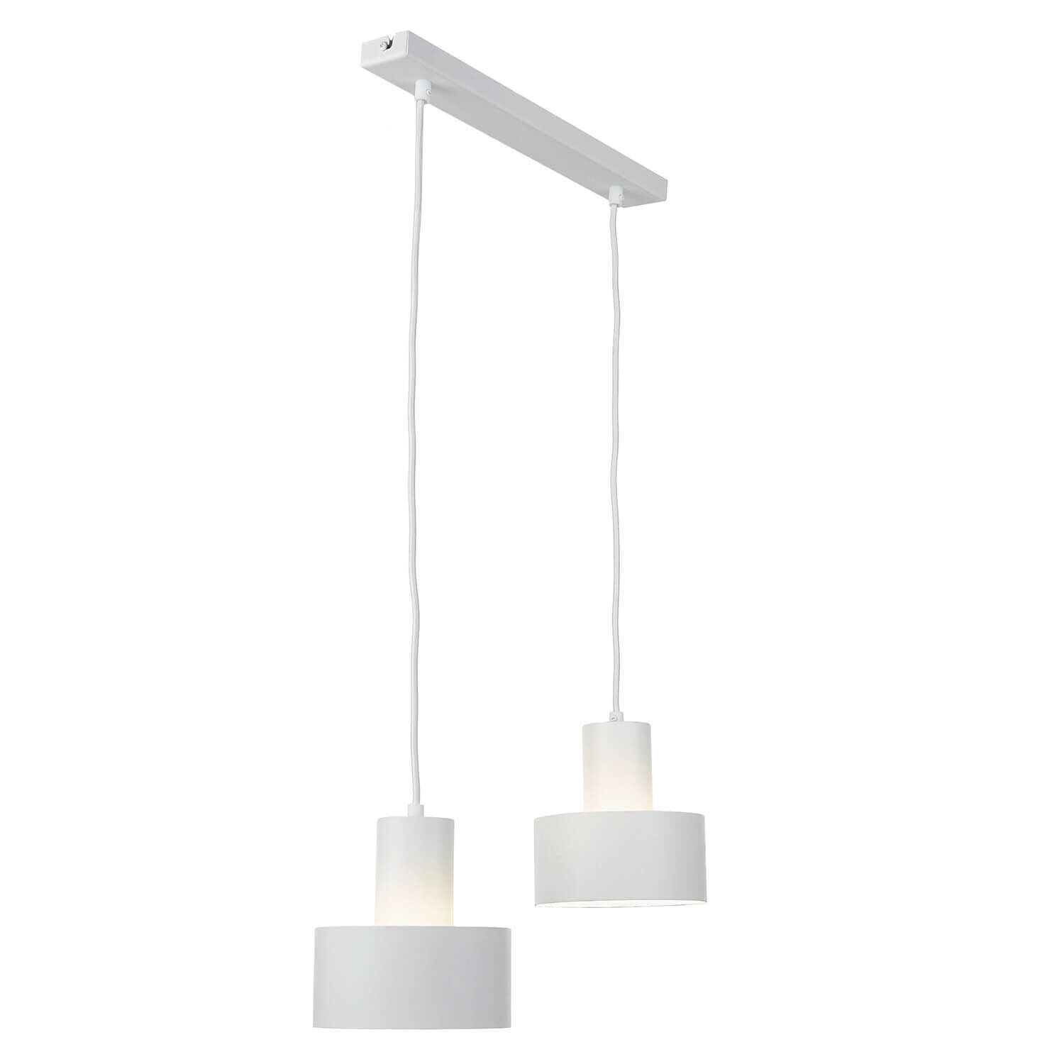 Suspension Rif Blanc 2 flammes