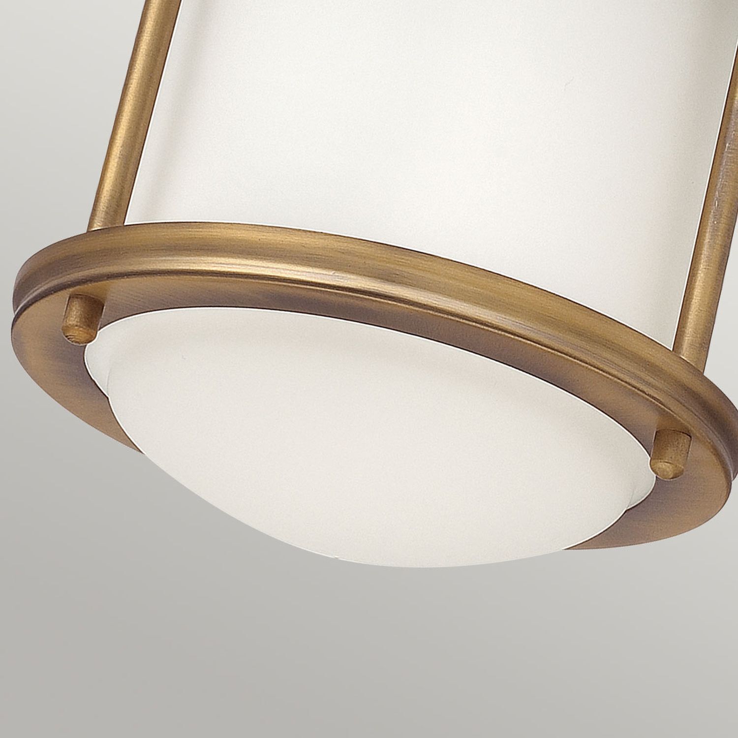 Plafonnier salle de bain IP44 rond D : 19,6 cm verre métal E27
