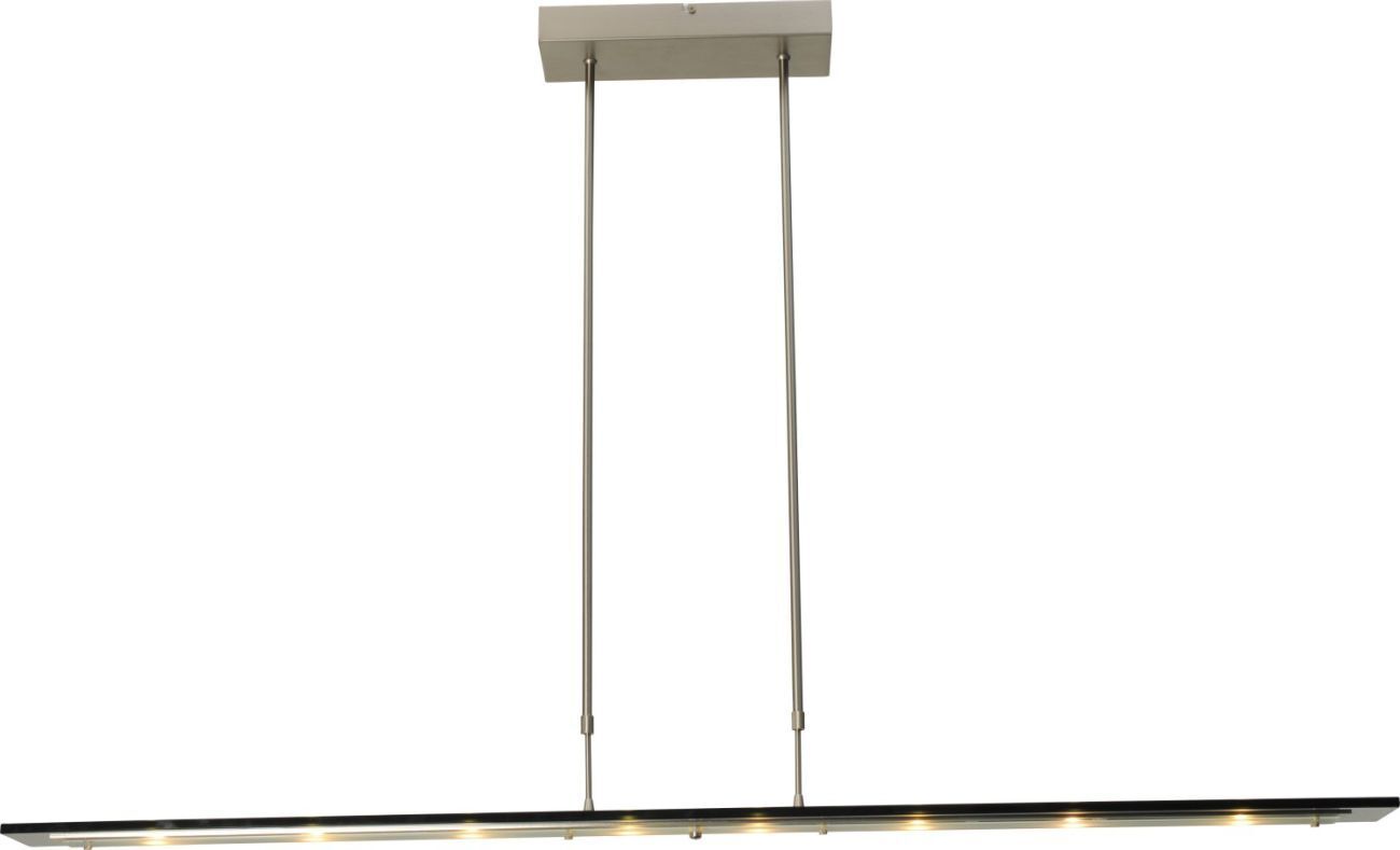 Suspension LED à intensité variable avec abat-jour en verre noir