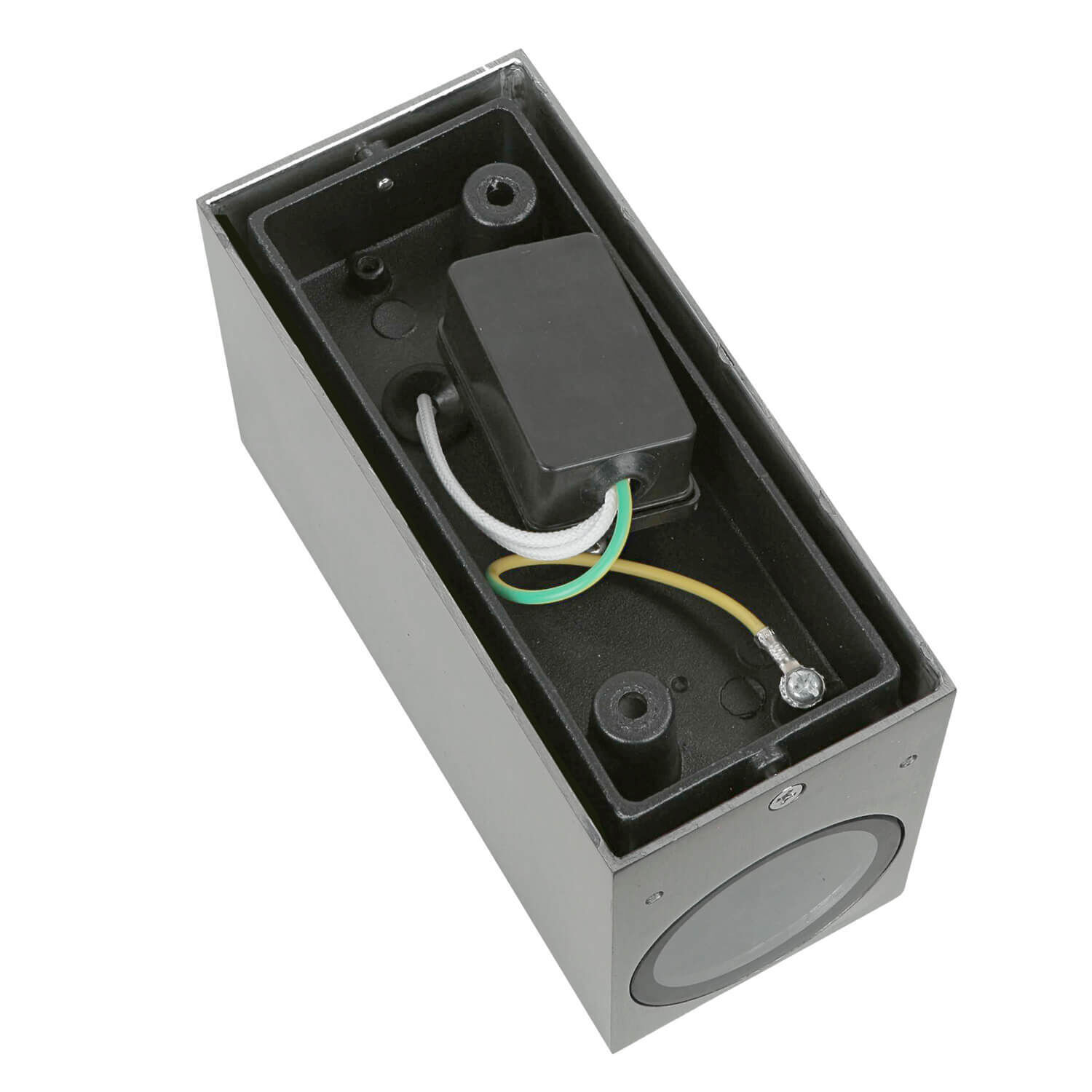 Graue Wandleuchte für außen Up & Down Spot AALBORG Graue Wandleuchte für außen Up & Down Spot AALBORG