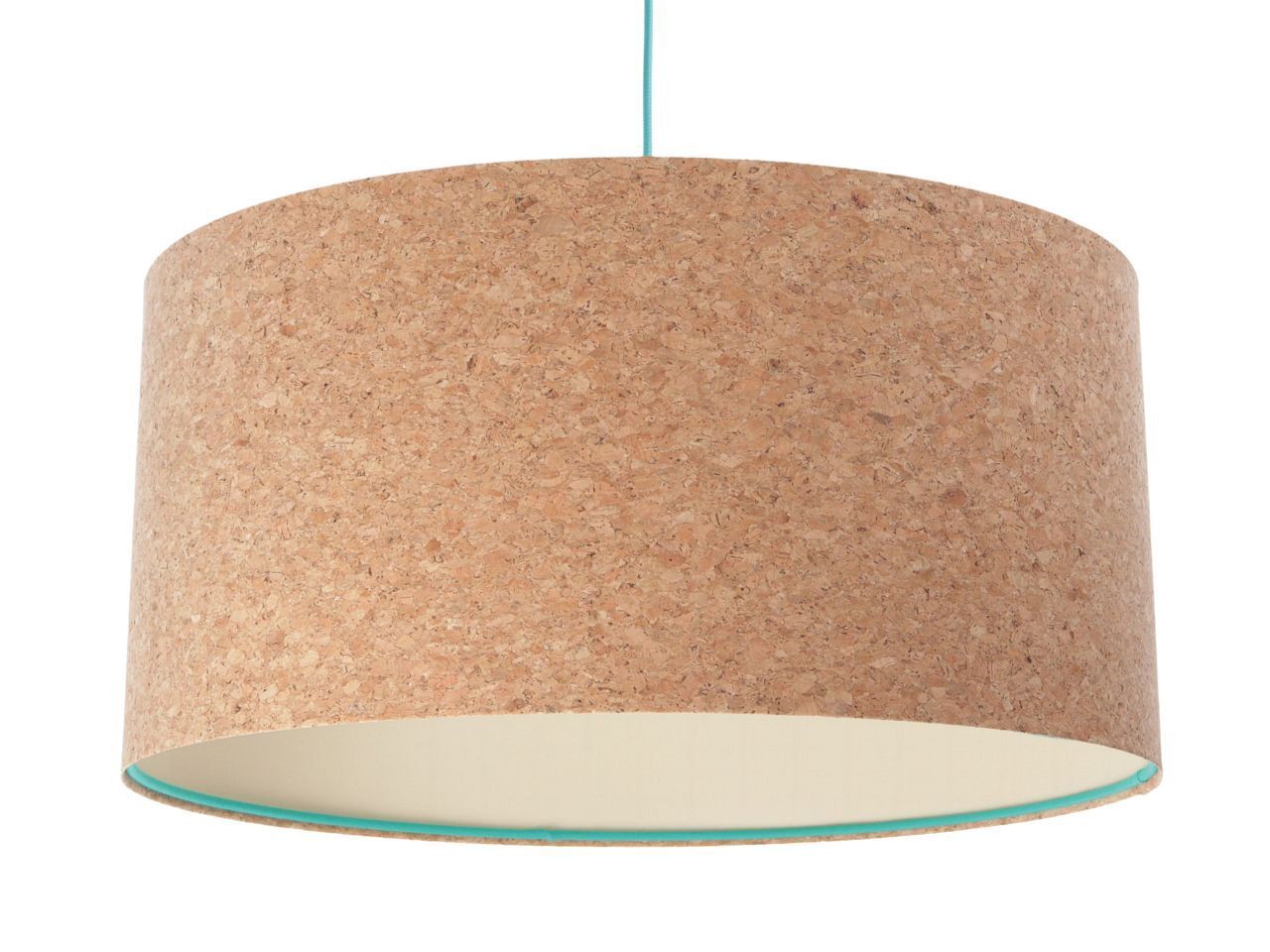 Suspension E27 Ø 50 cm rond Abat-jour liège