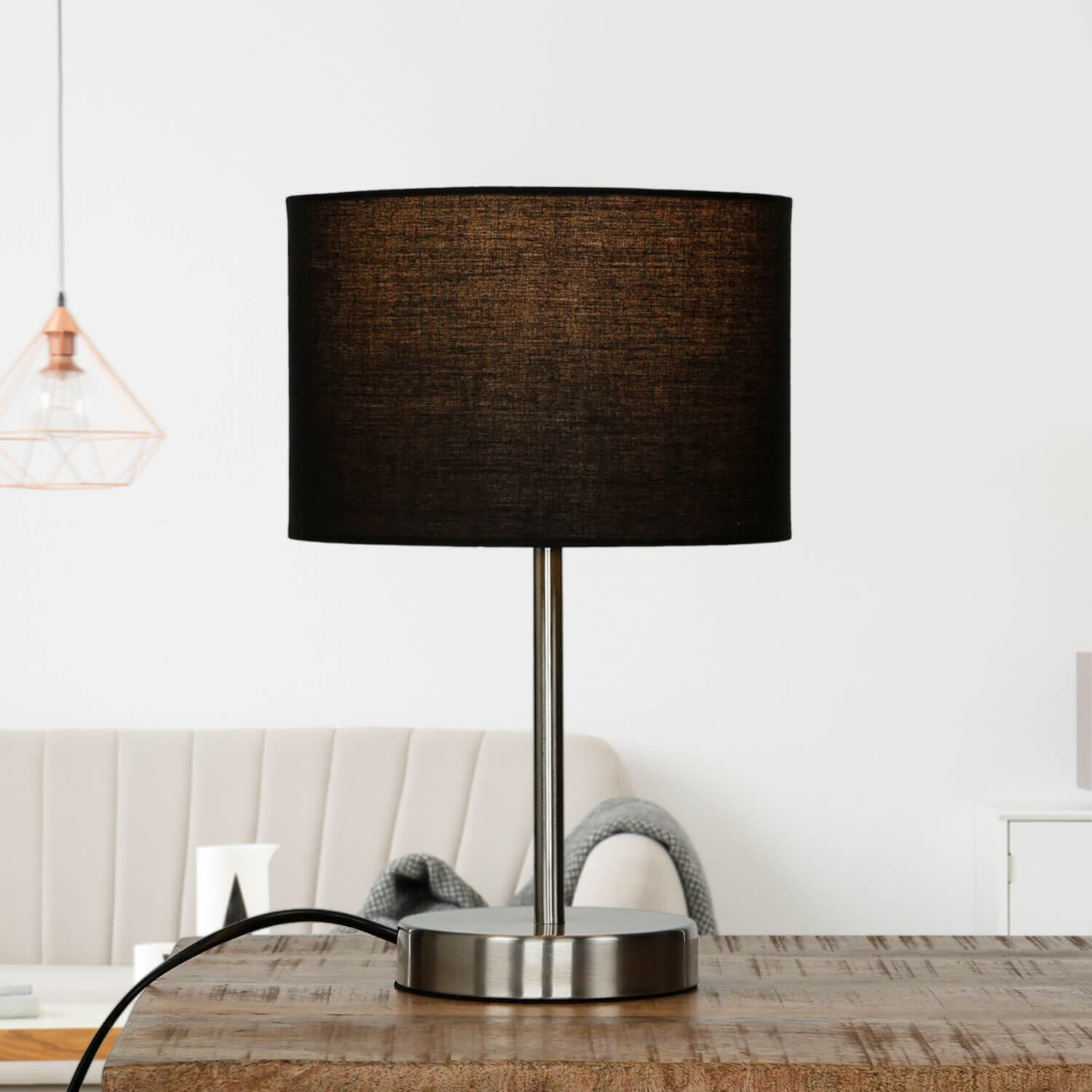 Lampe de table ronde moderne