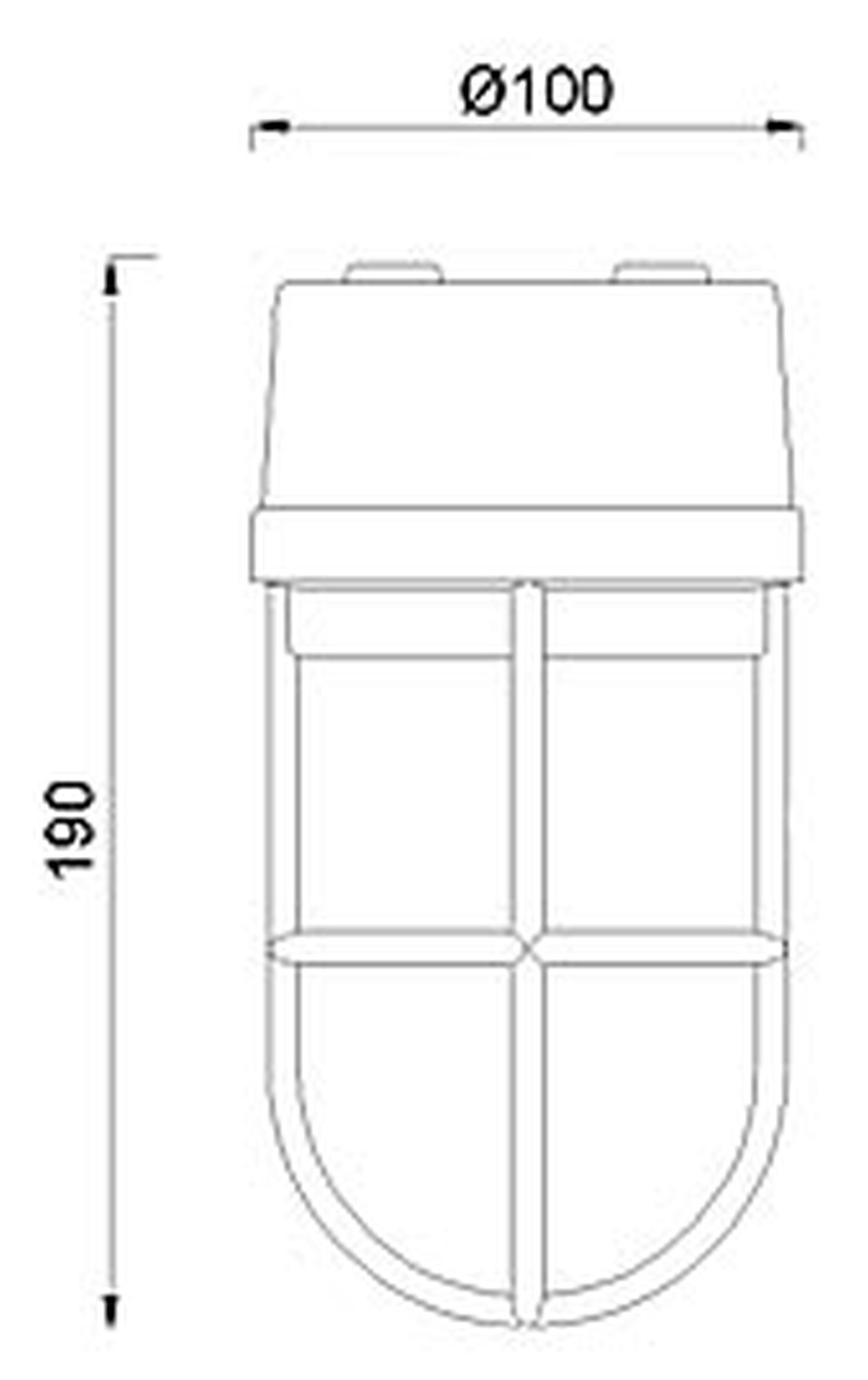 Applique extérieure laiton chromé Maritim IP44