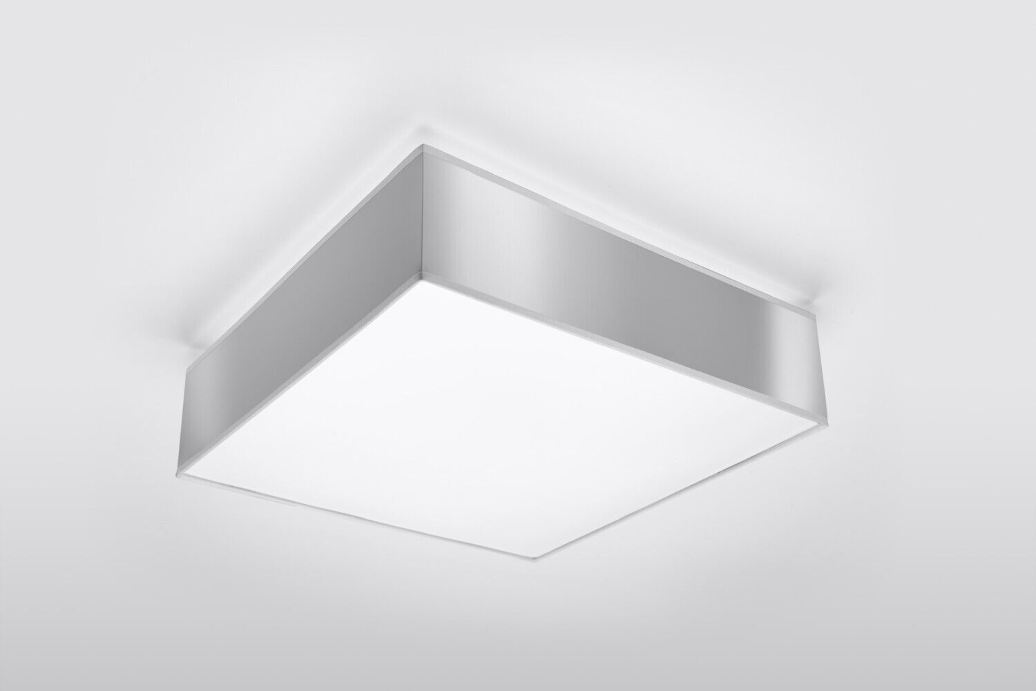 Plafonnier en gris 2-flmg
