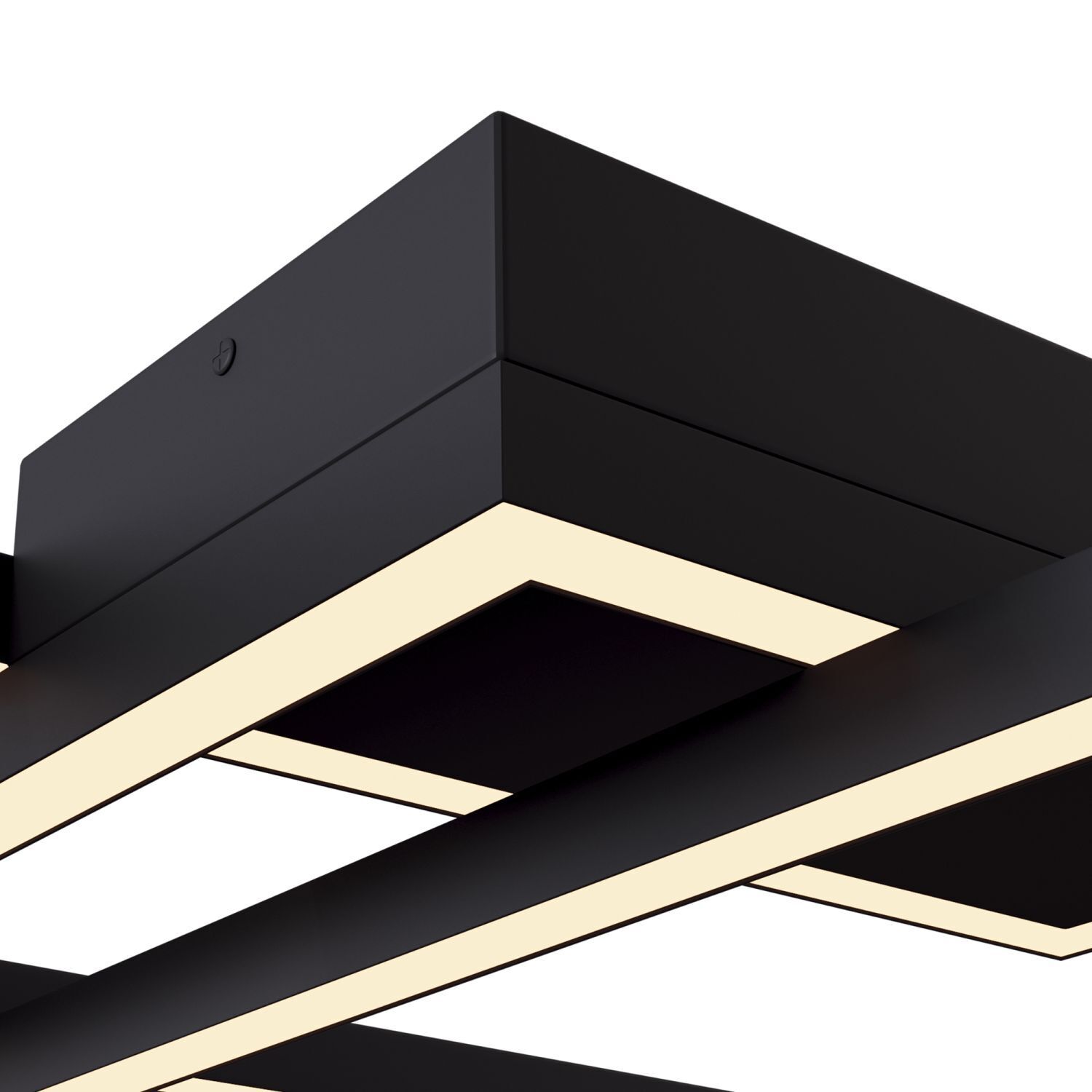 Plafonnier LED Métal Noir 2900 lm Moderne MIA