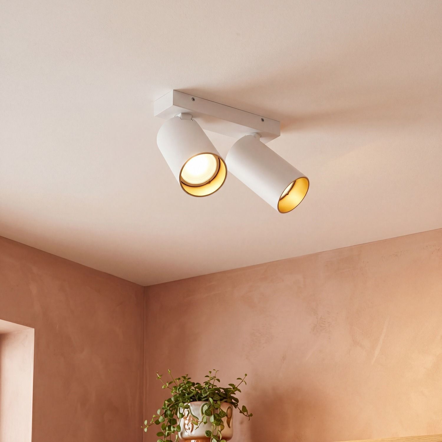 deckenleuchte, spotlights, weiß, kupfer/gold内?, zimmerbeleuchtung