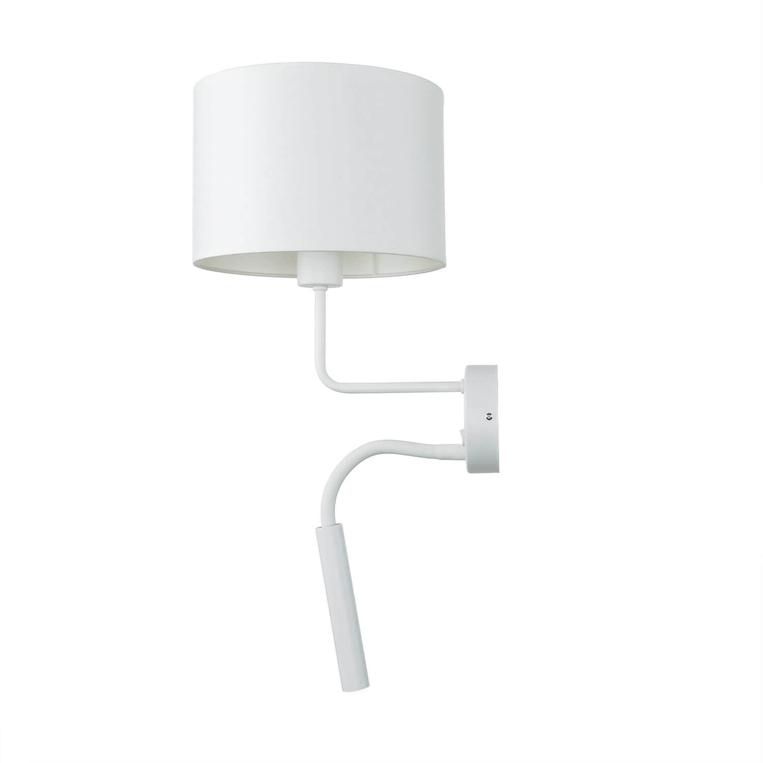 Applique avec col de cygne Blanc E27 + G9 H : 50 cm Lampe