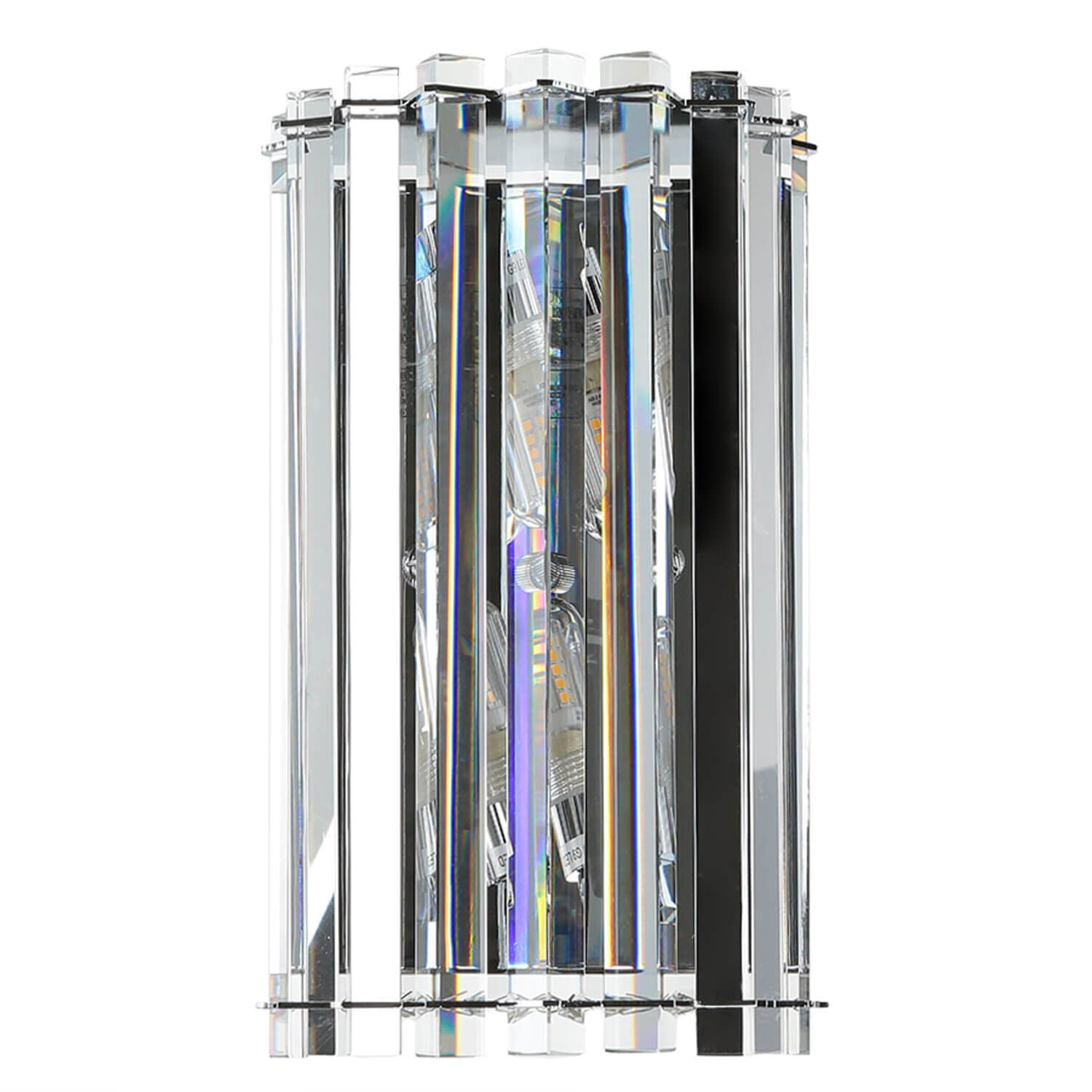 Lampe de salle de bain LED cristal verre IP44 design moderne