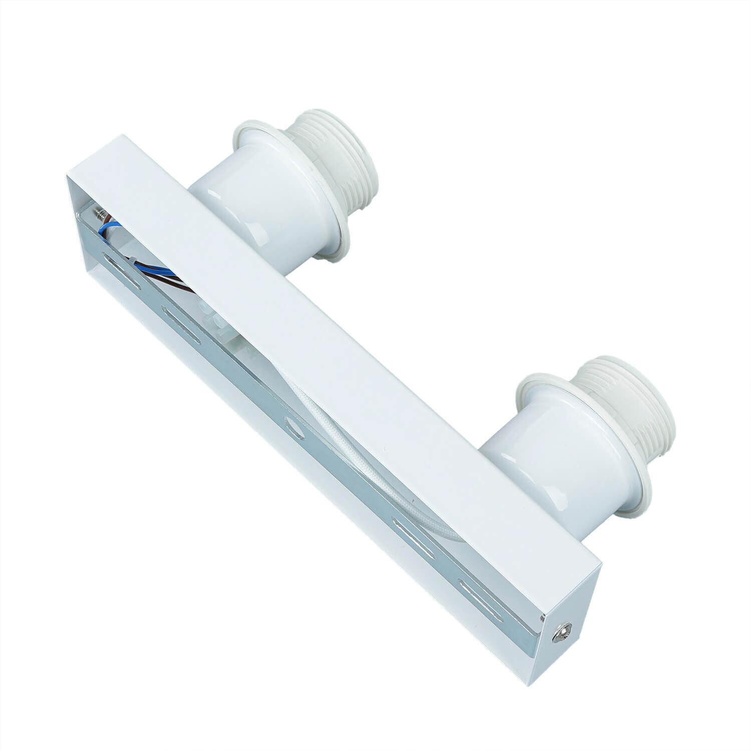 Lampe pour enfants Bleu Nuage à faible éblouissement 41 cm de long 2x E27 Rauchrohr, Sinken, Waschbeckenhahn