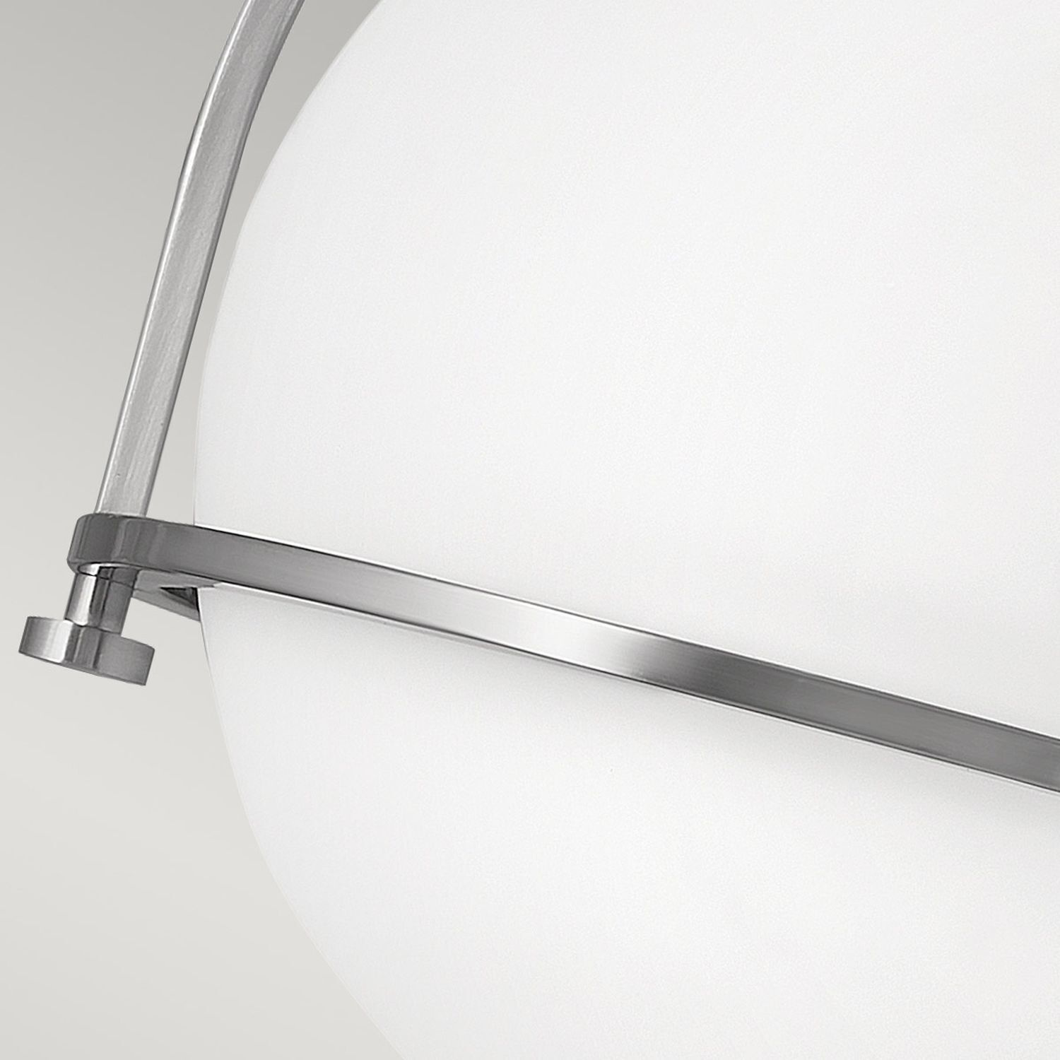 Lampe de plafonnier métal verre rond Ø 28,2 cm E27 Abat-jour sphérique