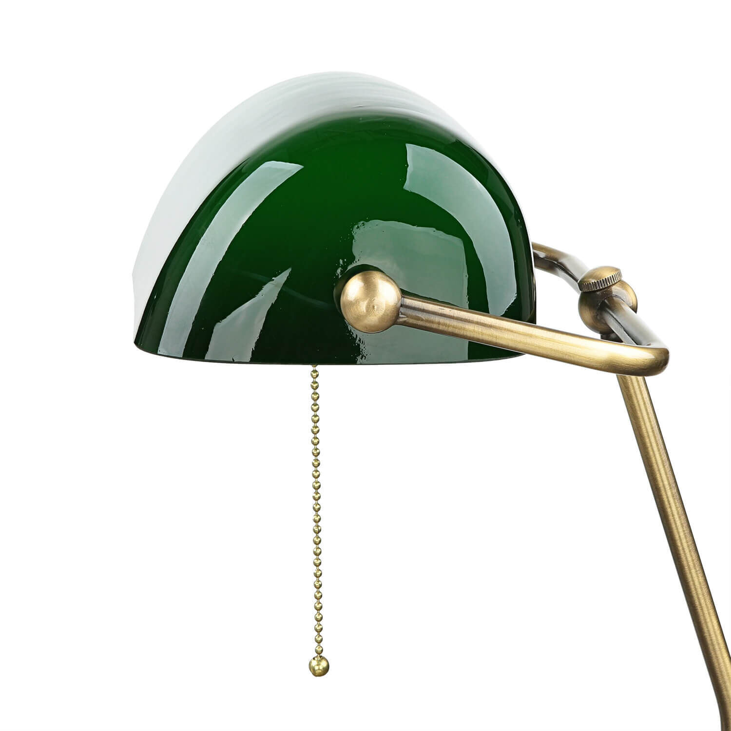 XXL Lampe de banquier laiton verre salon MINISTERO Lampe, Lampenschirm