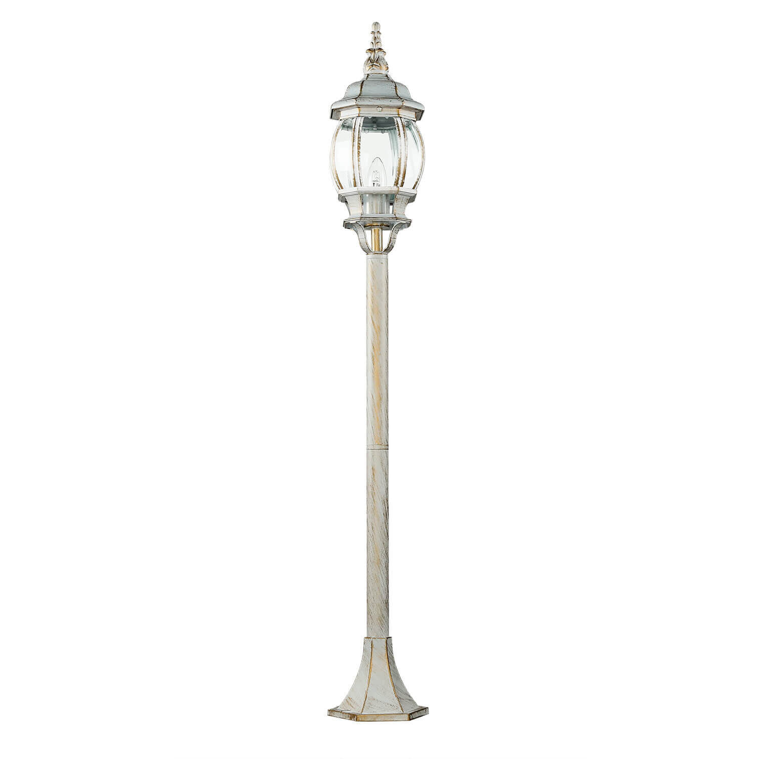 Lampe d'allée extérieure Jardin Blanc 115,5 cm résistant à la pluie BREST