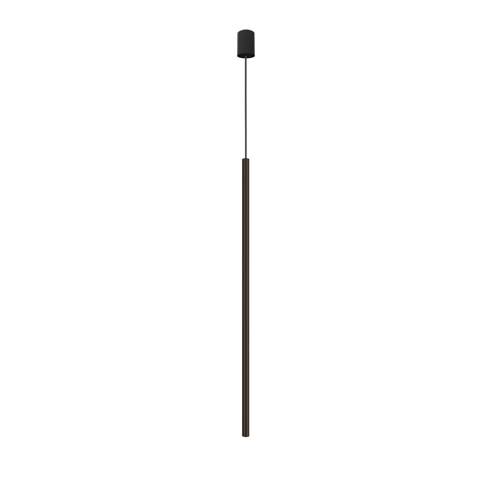 Suspension en métal noir Ø2,5cm rond élégant