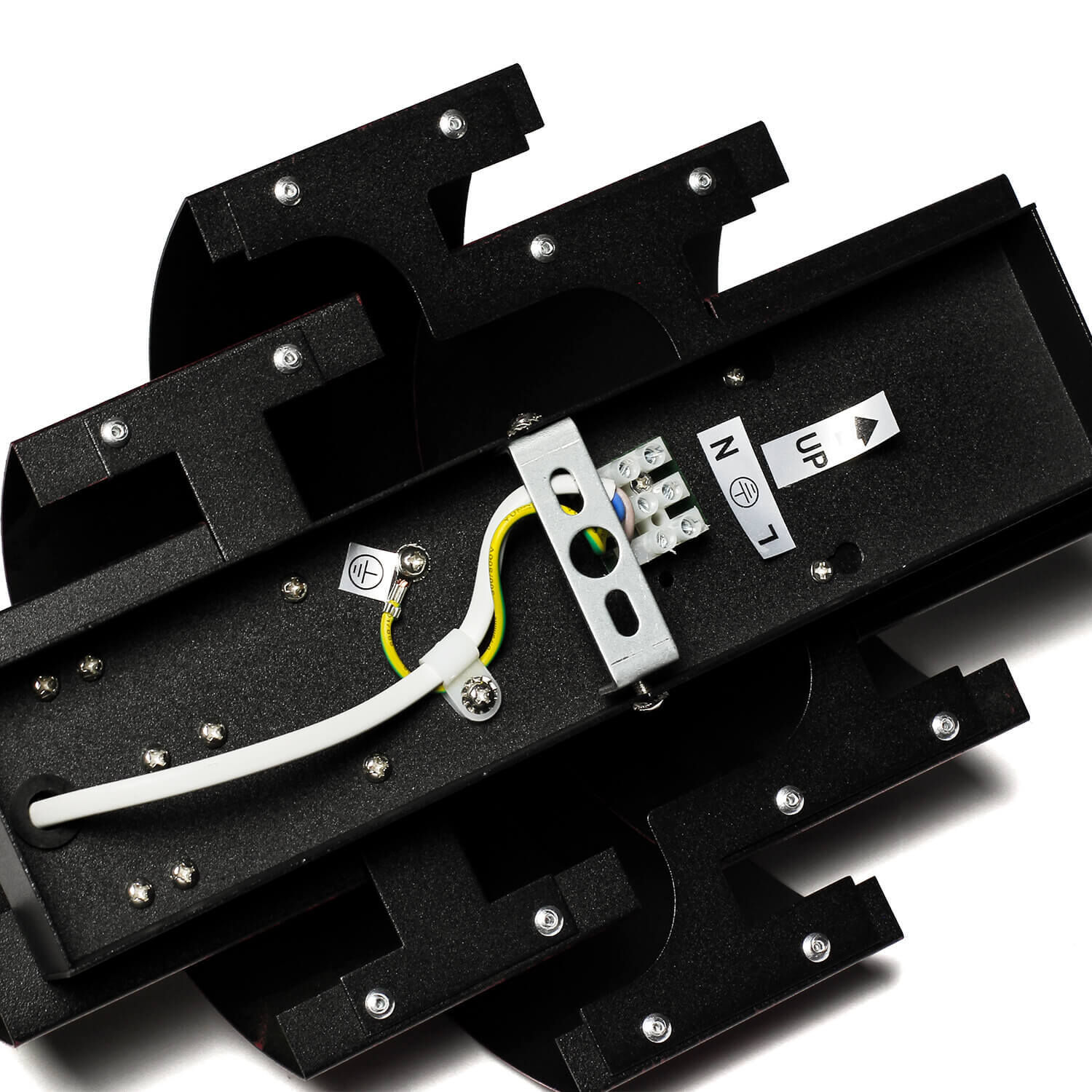 Applique murale moderne marron motif lumineux CAMILLO Computerausrüstung, Elektronik, Hardware