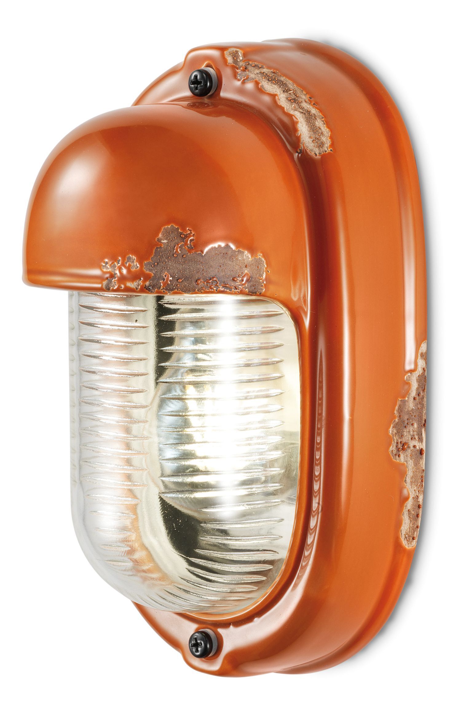 Lampe de salle de bain céramique verre H : 24 cm E27 Maritim