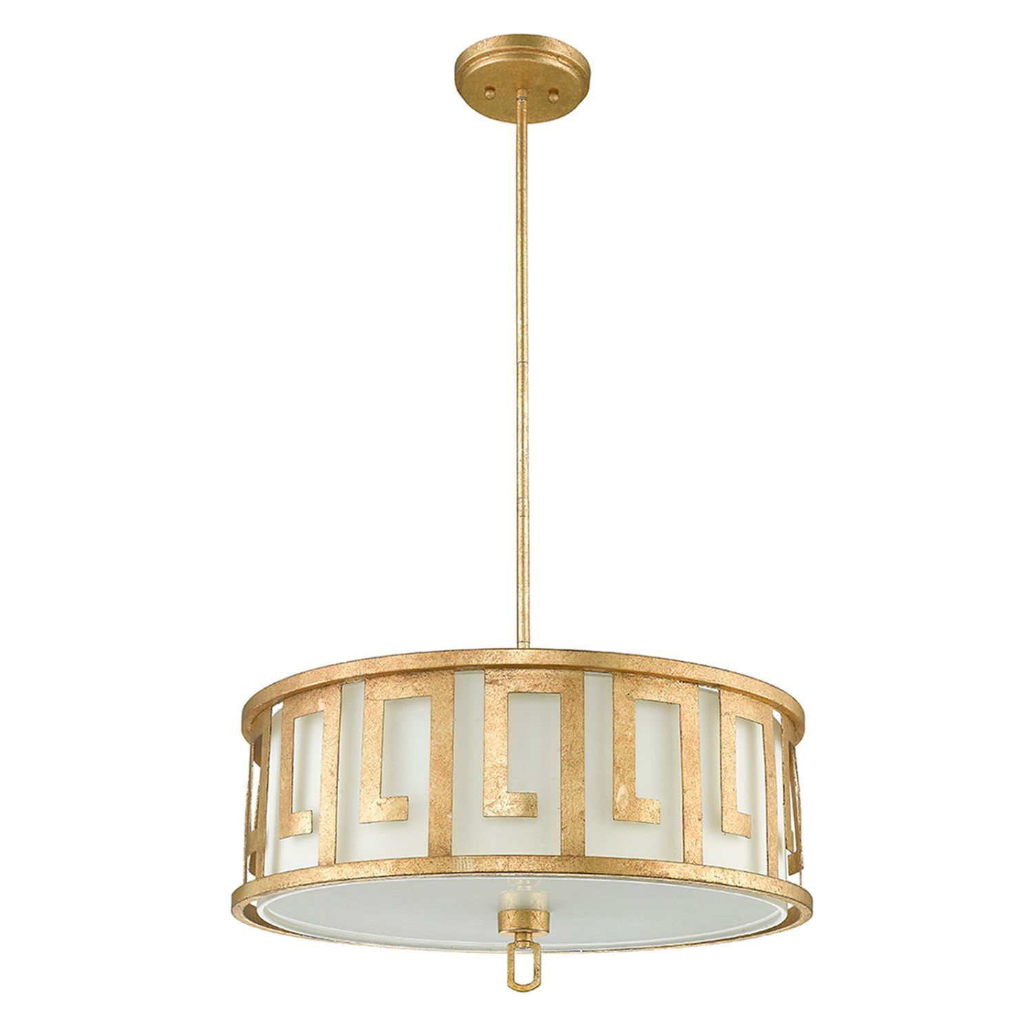 deckenleuchte-deckenlampe-airoso-3-flammig-gold-elfenbein-vintage-mediterran-755-3 Hängeleuchte, Gold, Metall, Rund, Glasplatten