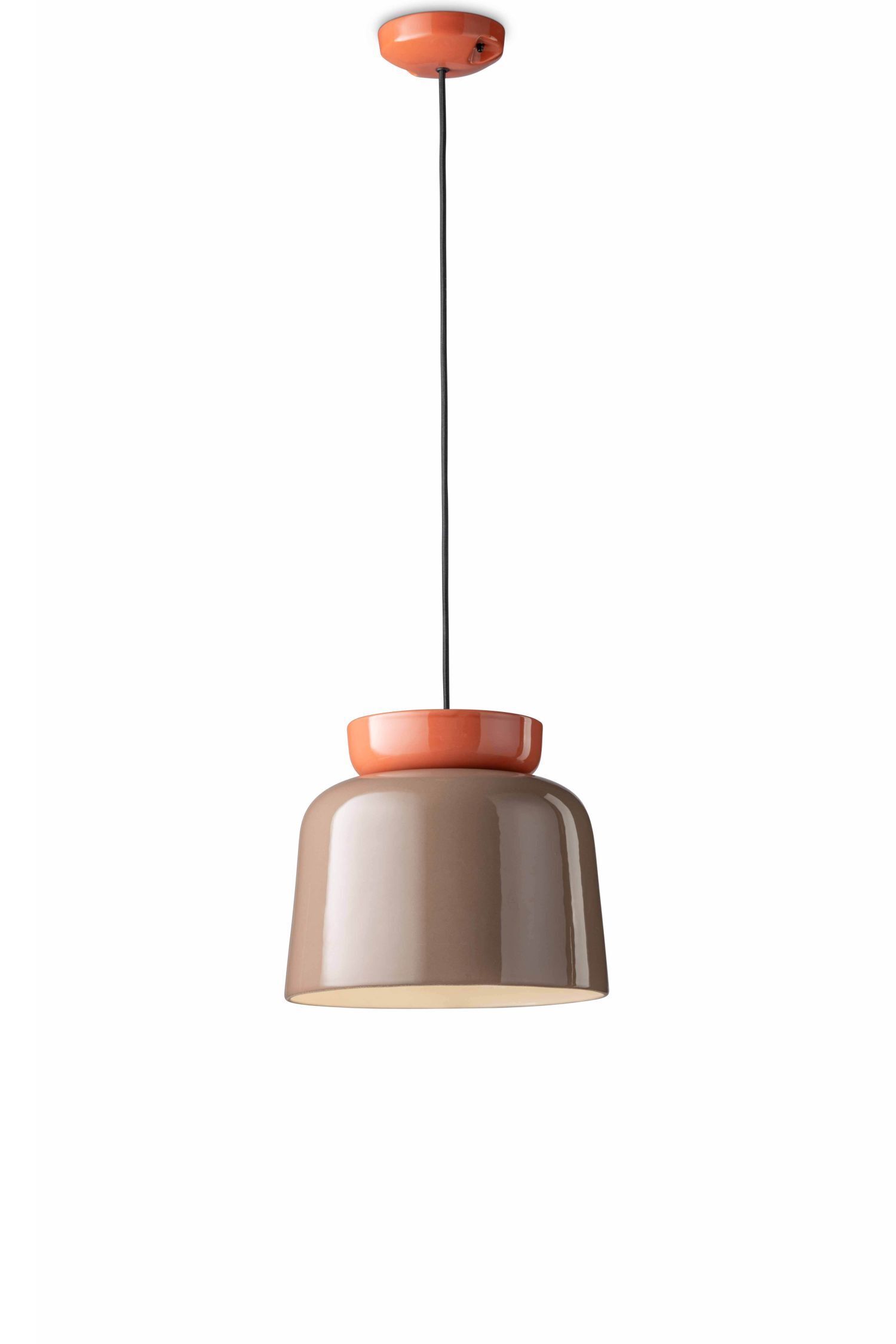Suspension en céramique D : 27,5 cm H : max. 145 cm E27 rond