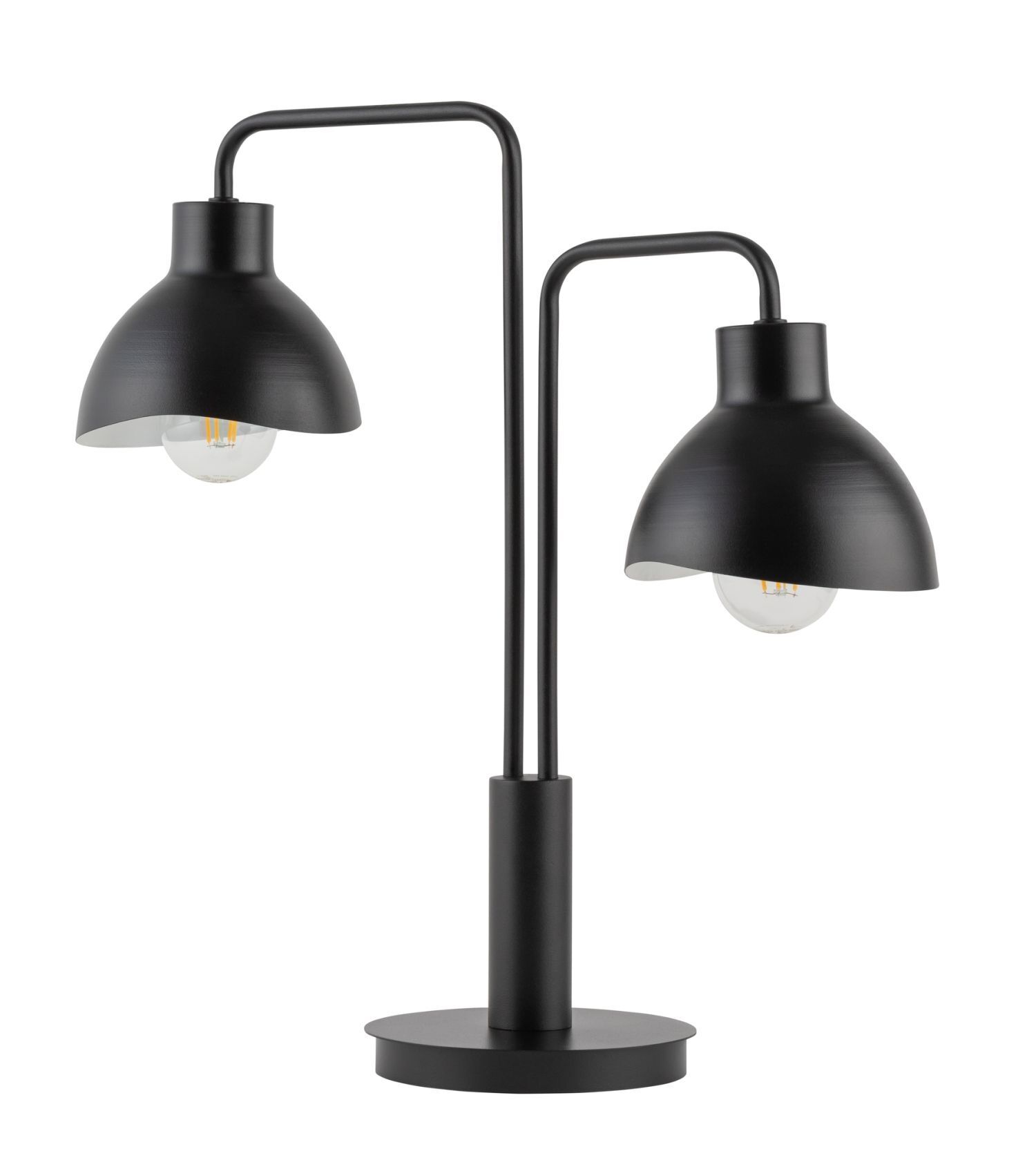Lampe de table Lire en métal E27 2 flammes 48 cm décoratif