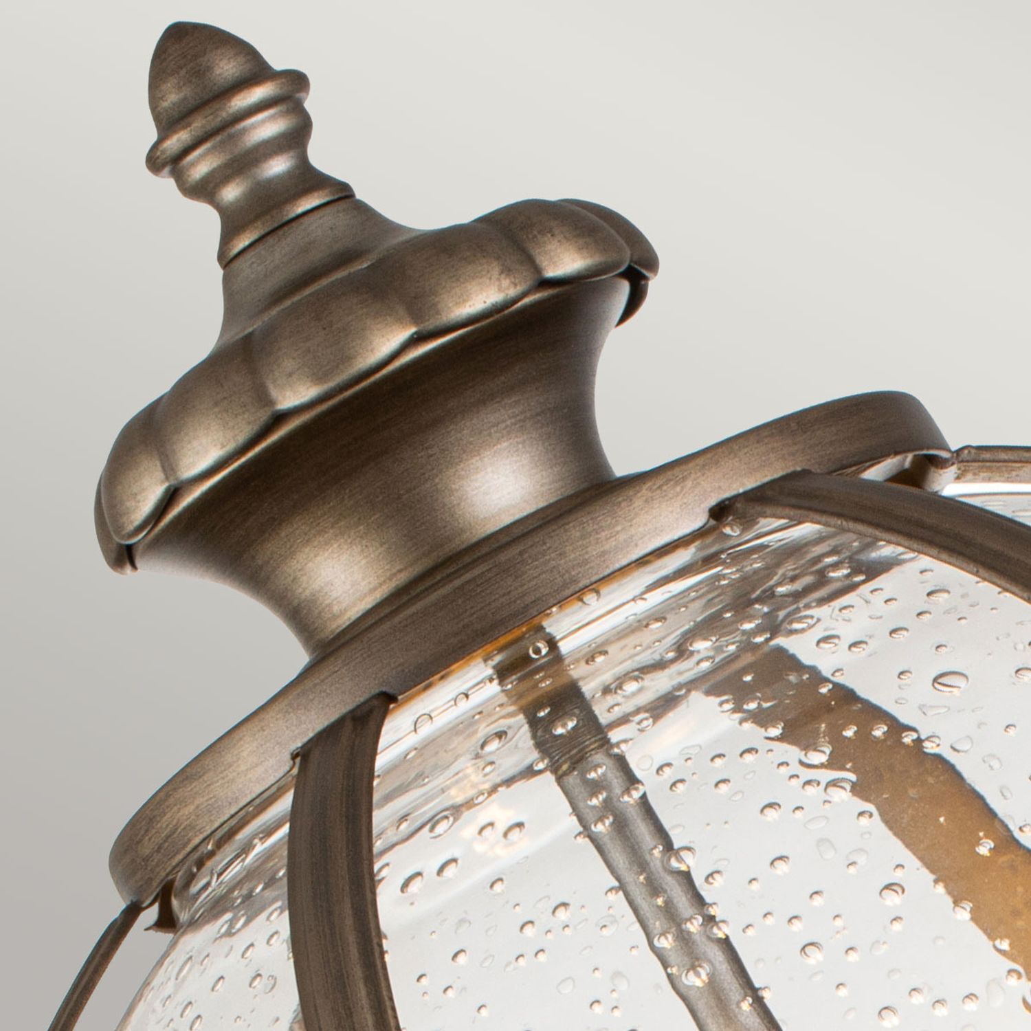 Luminaire de socle extérieur E14 IP44 69,6 cm de haut Abat-jour sphérique Vintage