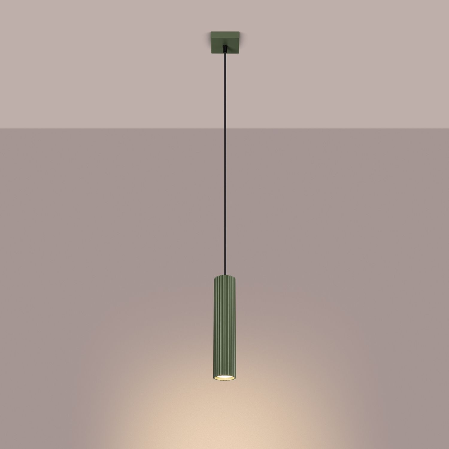 Suspension Vert étroit L : 8 cm H : max. 118 cm GU10 Moderne Lampe