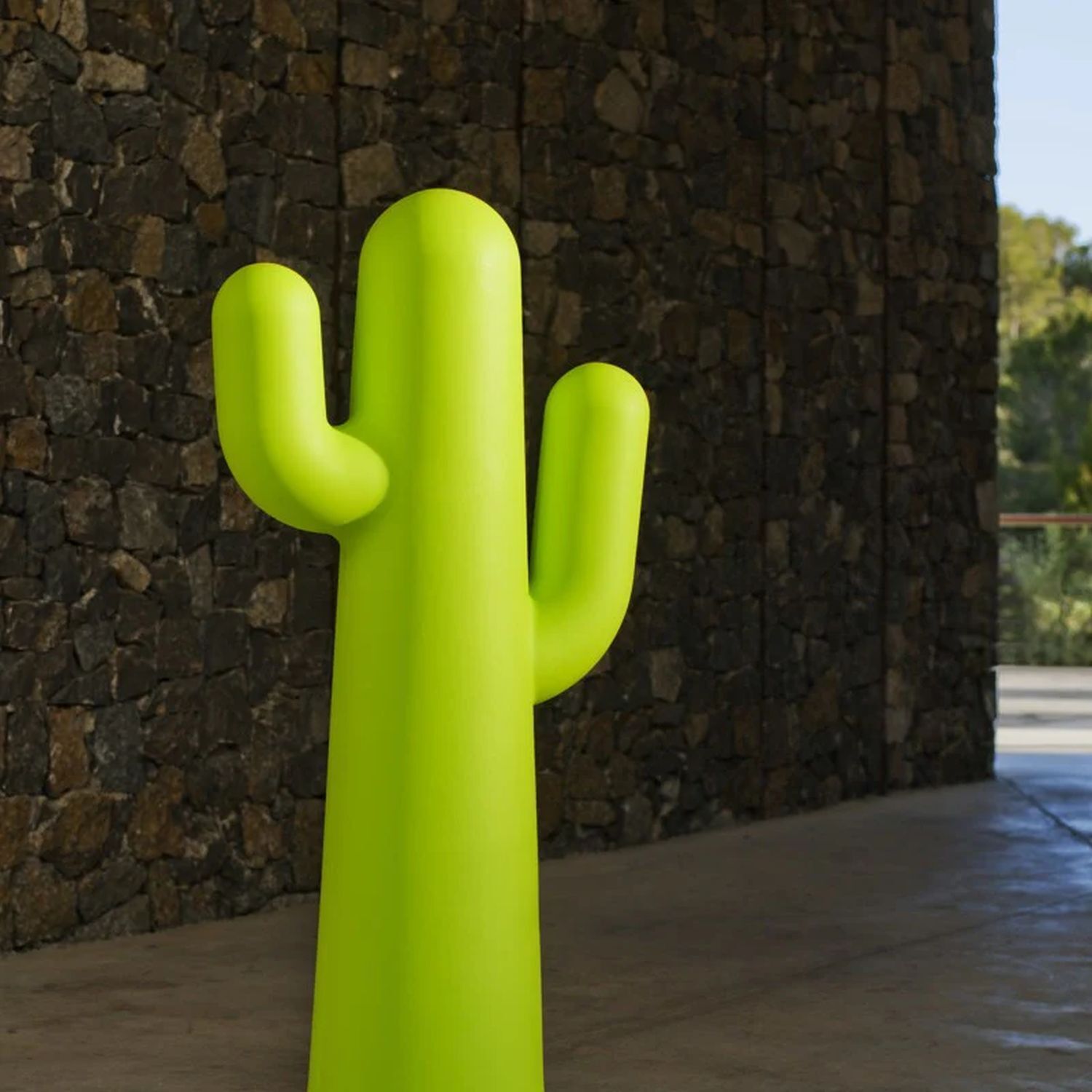 Lampadaire LED extérieur 139 cm IP65 6000K Vert Cactus avec câble