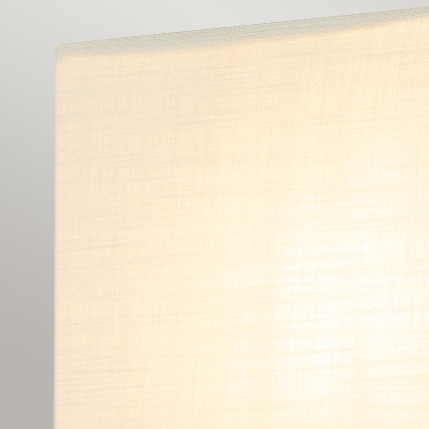 Applique Abat-jour en tissu H : 25,4 cm en feuille d'or blanc