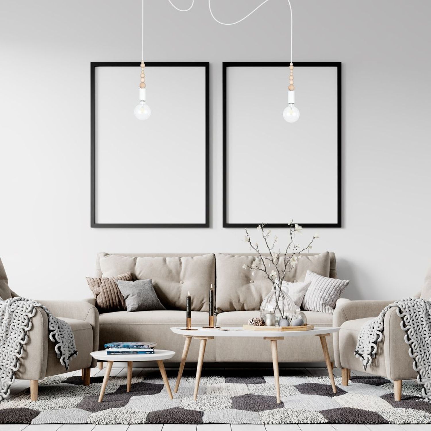 Grande lampe Spider suspendue bois métal E27 400 cm blanc Dekoration für Zuhause, Couch, Mobiliar, Tabelle, Wohnzimmer