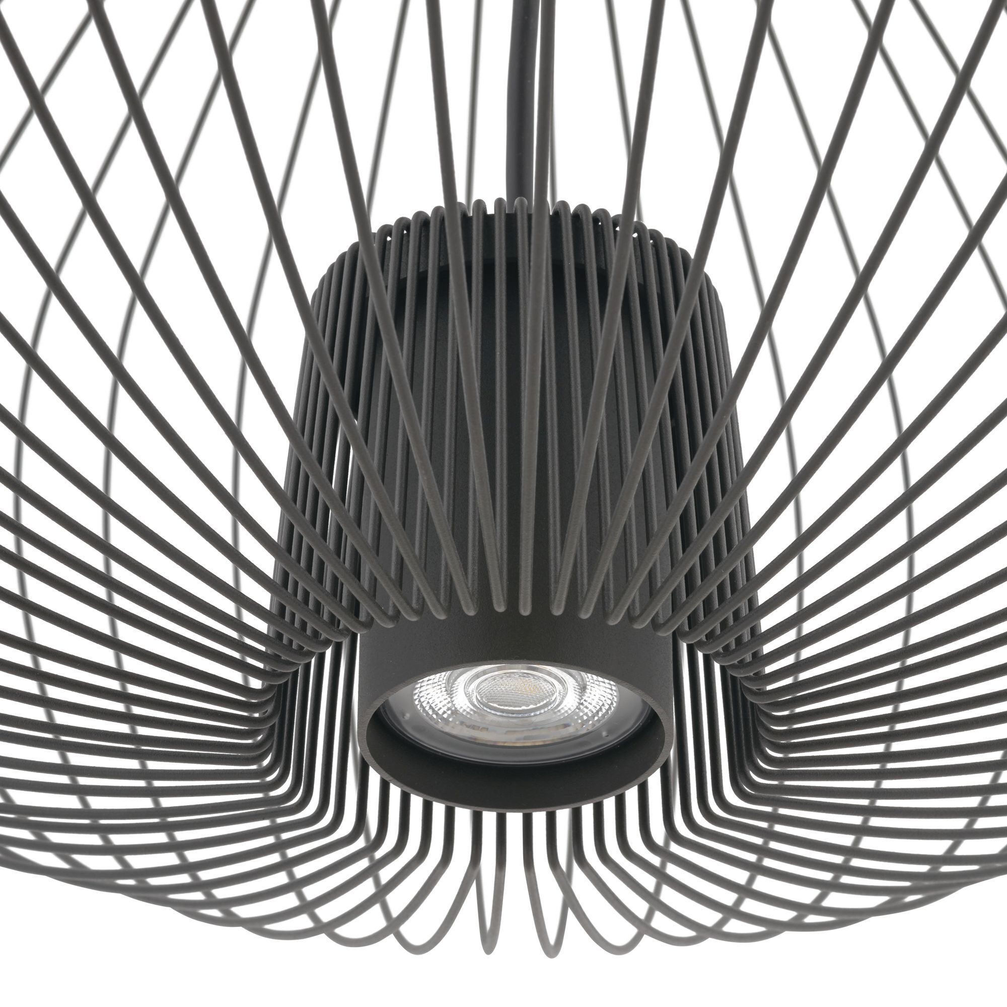 Licht, Deckenleuchte, Metall, Gitterdesign, LED-Lichtquelle