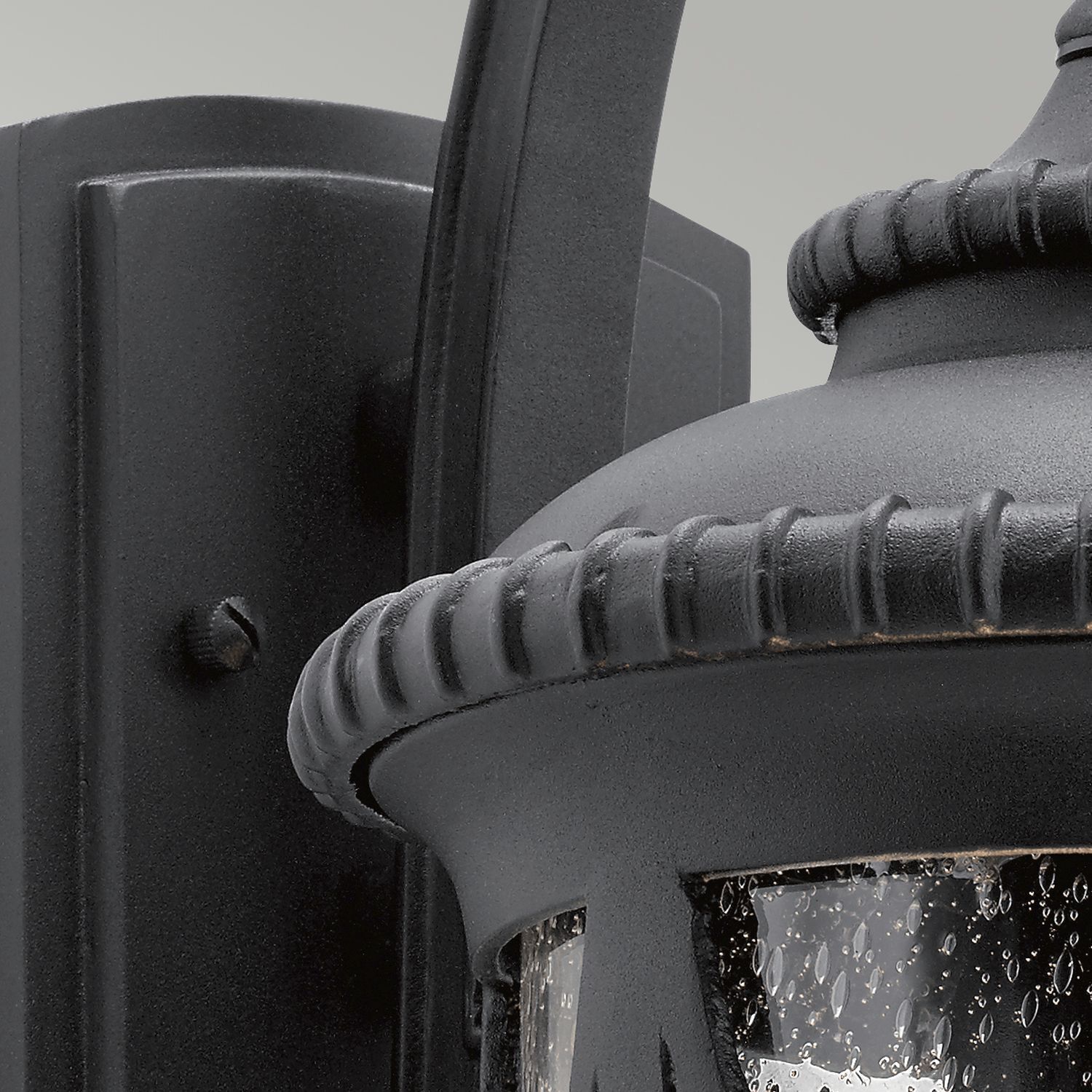 Lampe d'extérieur Mur Cour Terrasse IP44 Noir E27 Rustique