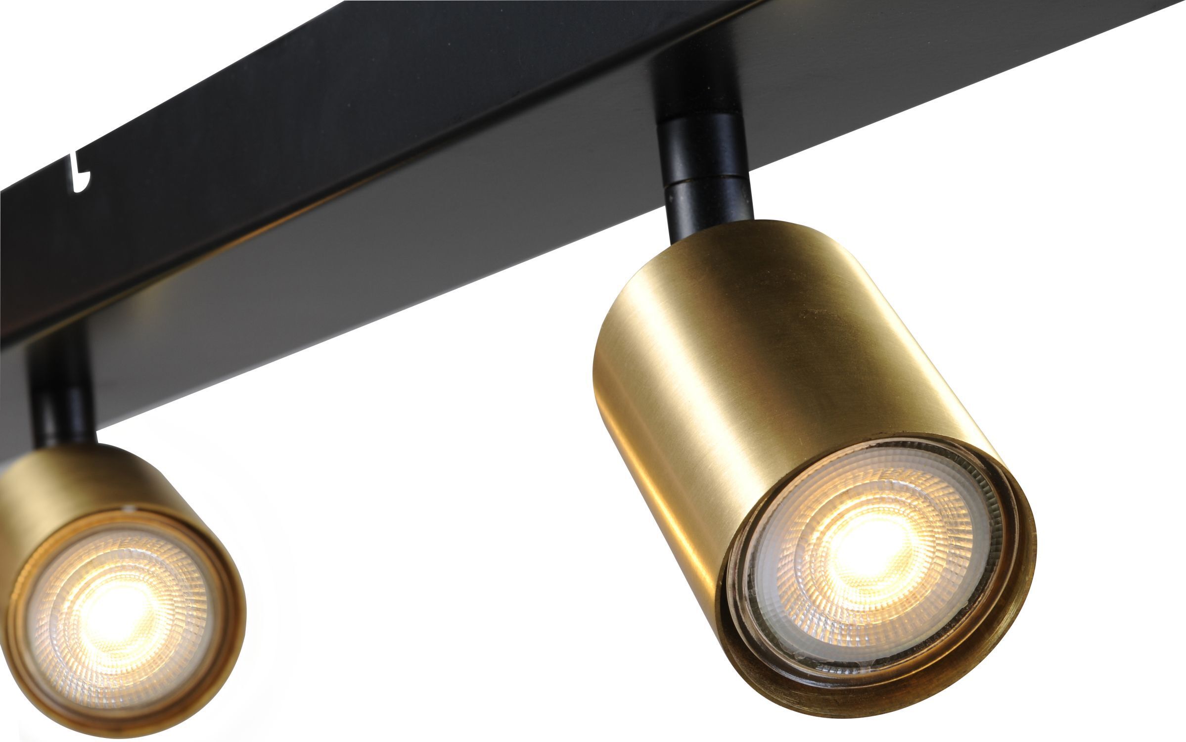 Spot Spot noir or 130 cm de long 5 flammes