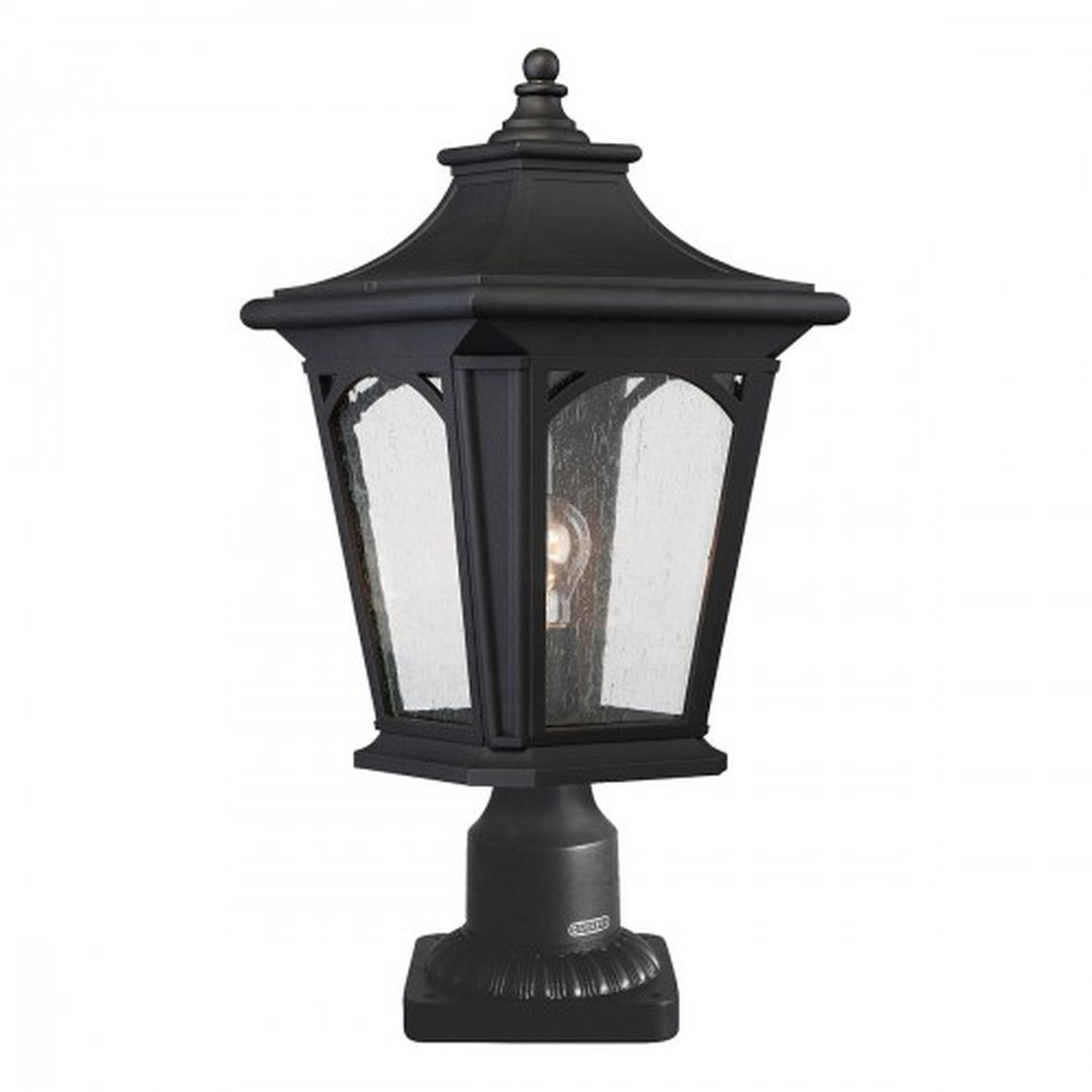 Lampe de jardin Debout Noir H:47cm Rustique robuste