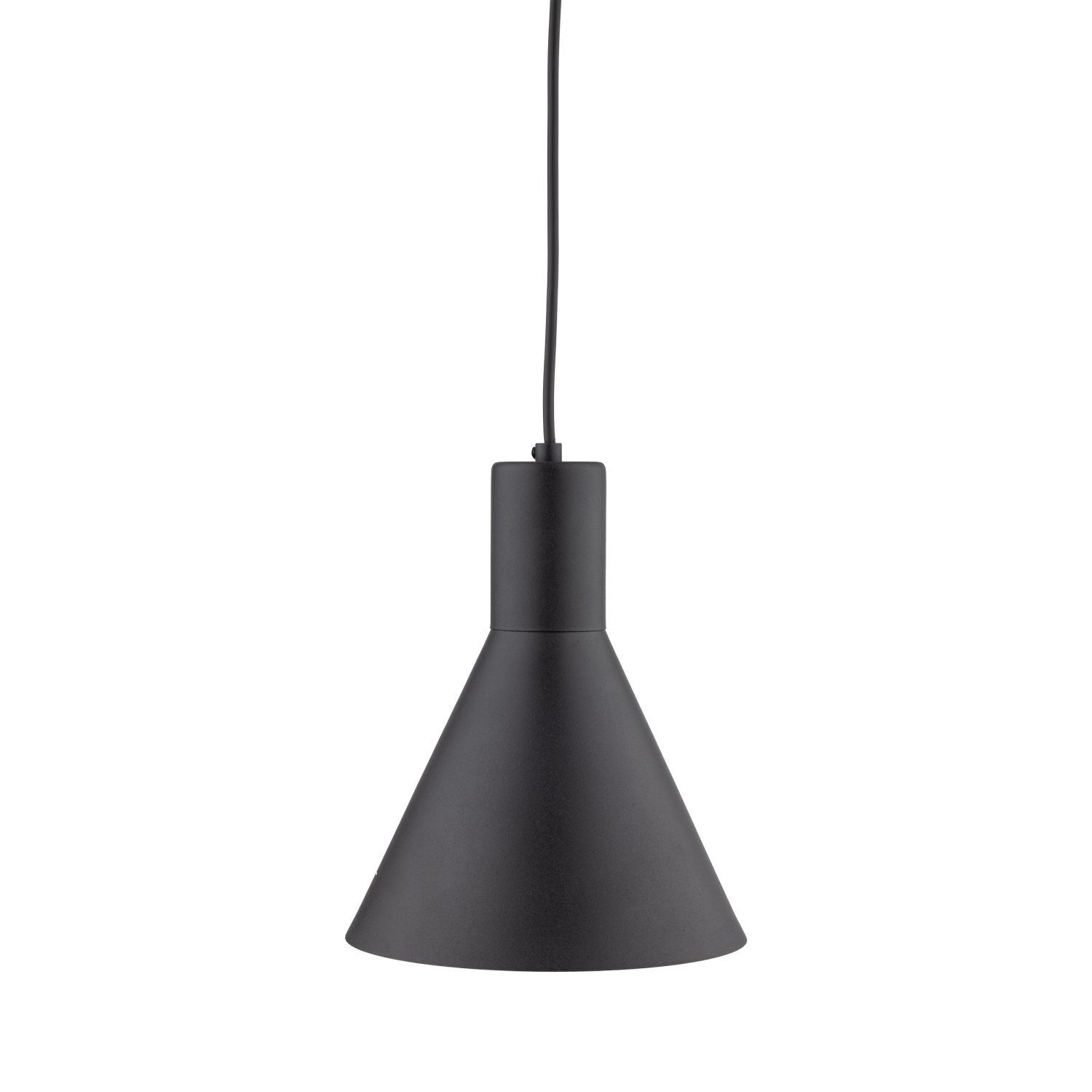 Suspension Métal E27 Noir Ø 18 cm H : max. 155 cm Rétro