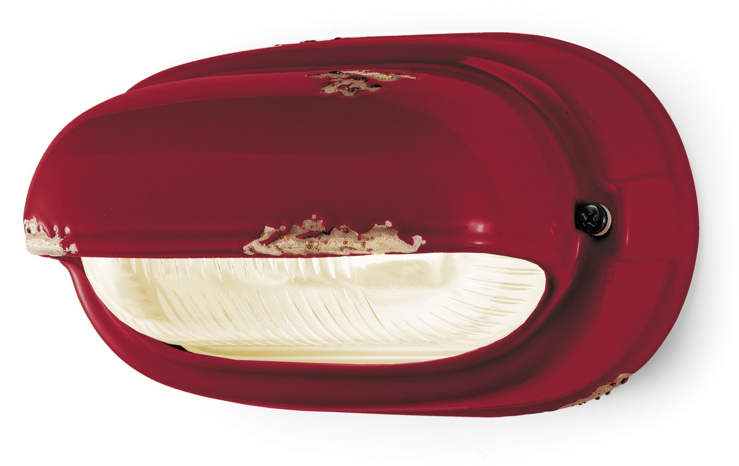 Lampe de salle de bain céramique verre E27 L : 24 cm Maritim
