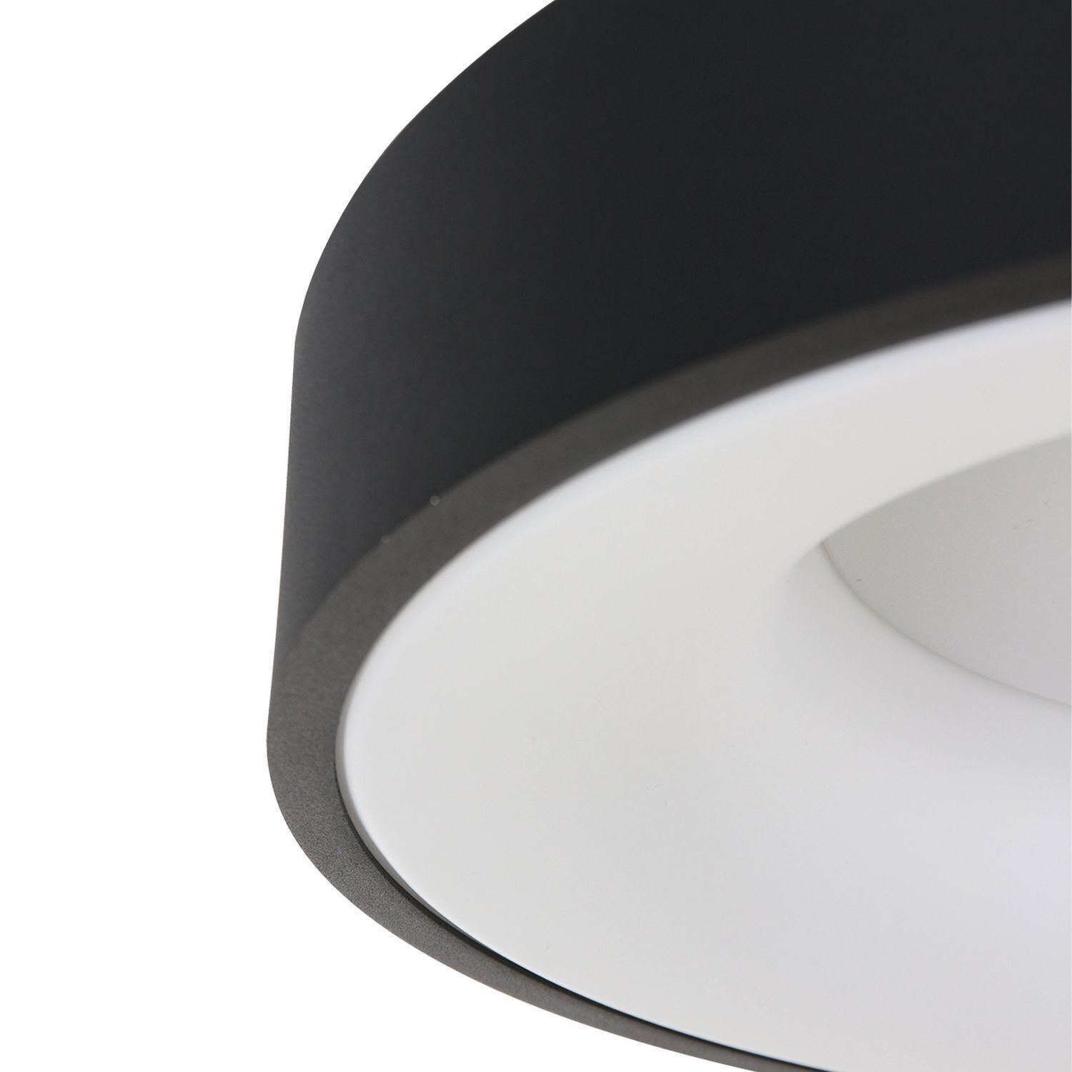 Blendarme LED Plafonnier noir blanc Ø30 cm rond