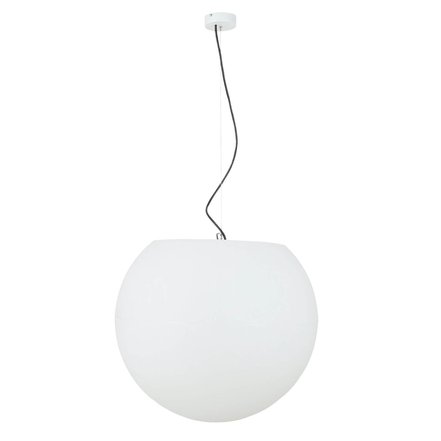 Grande lampe à suspendre pour l'extérieur en blanc Ø60cm