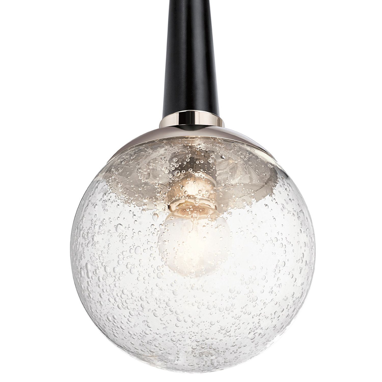 Suspension ronde D : 19,5 cm E27 Parapluie sphérique Verre de pluie