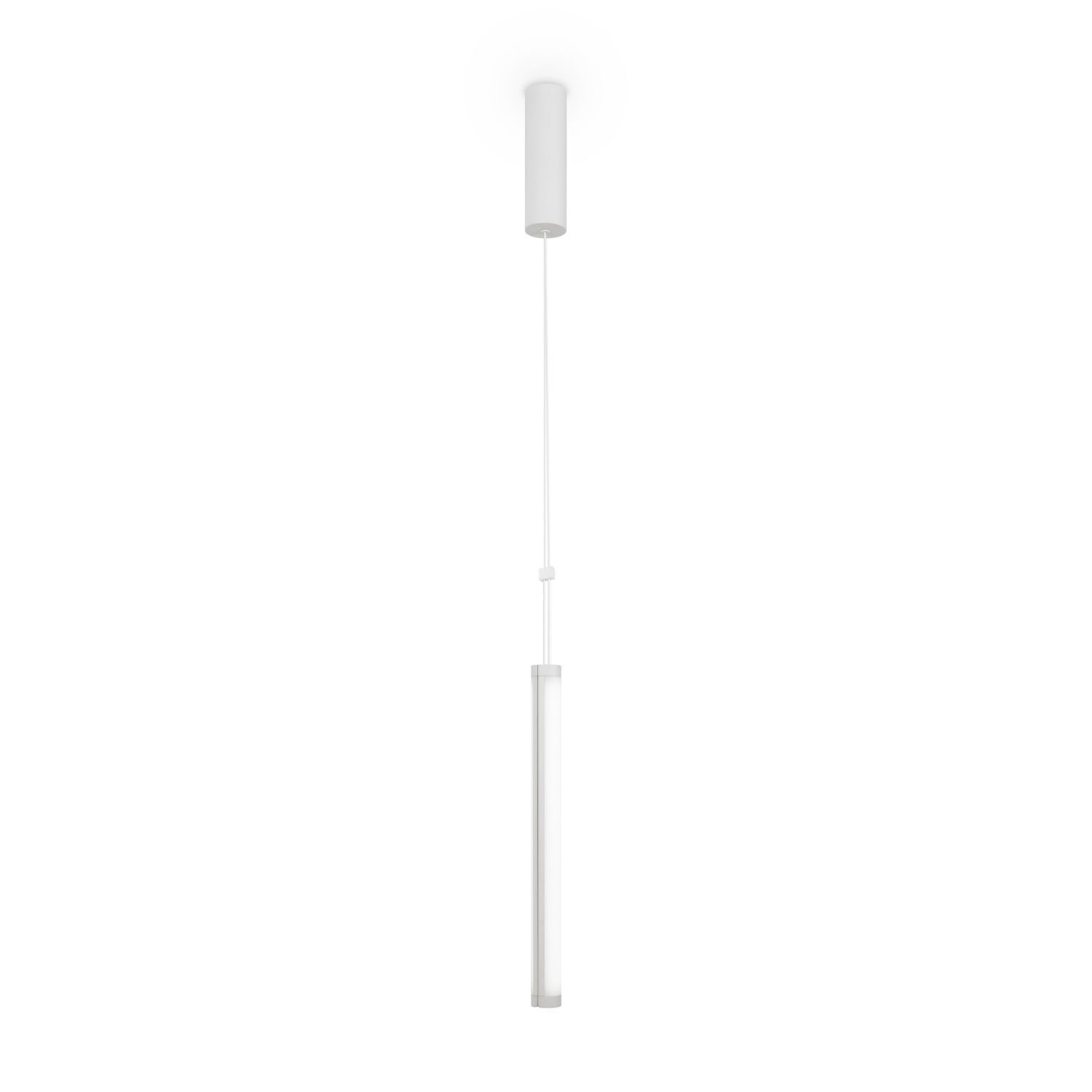 Lampe LED à suspendre aluminium verre L : 4 cm blanc rond 1150 lm