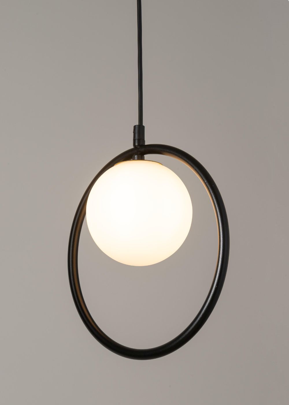 Blendarme Lampe à suspendre Noir Métal Boule Ø12 cm G9