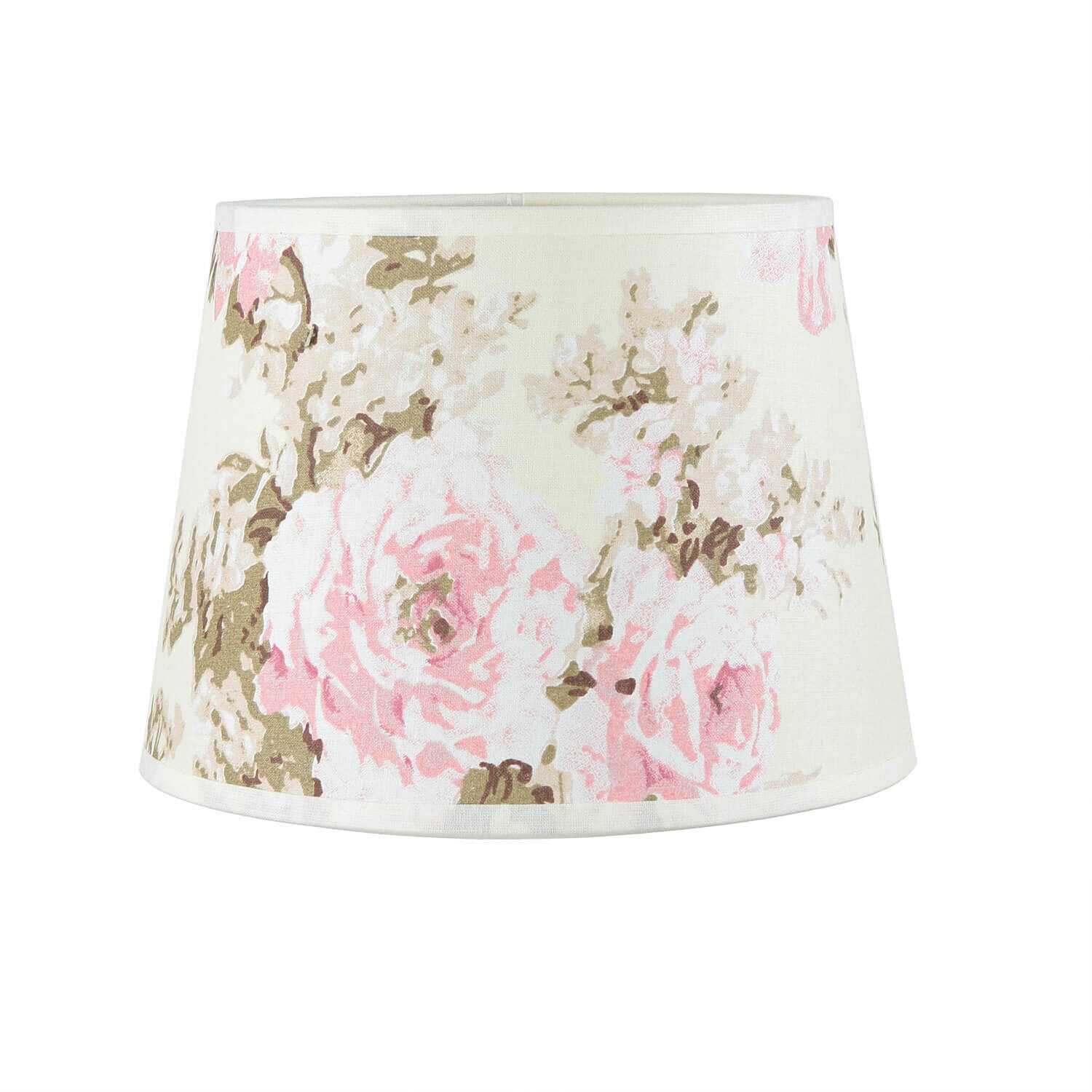 Petit abat-jour Lampe de table tissu fleurs E14