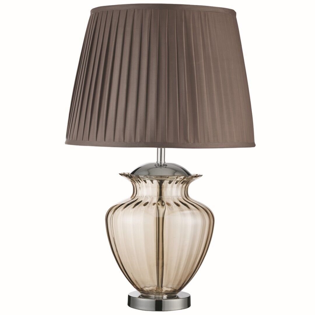 Lampe de table classique en orange tendre