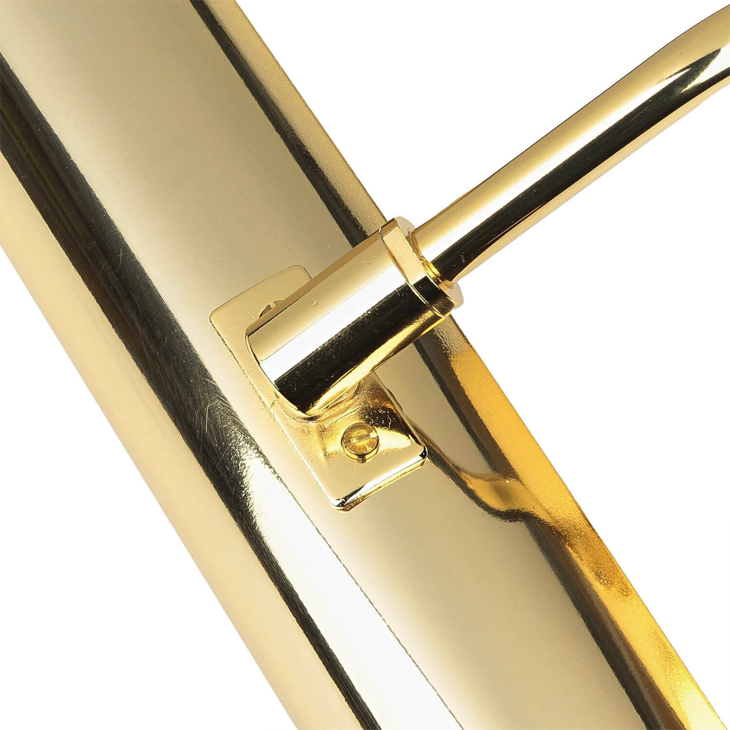 Lampe à tableau en laiton véritable doré 24 carats 40cm Handlauf, Griff